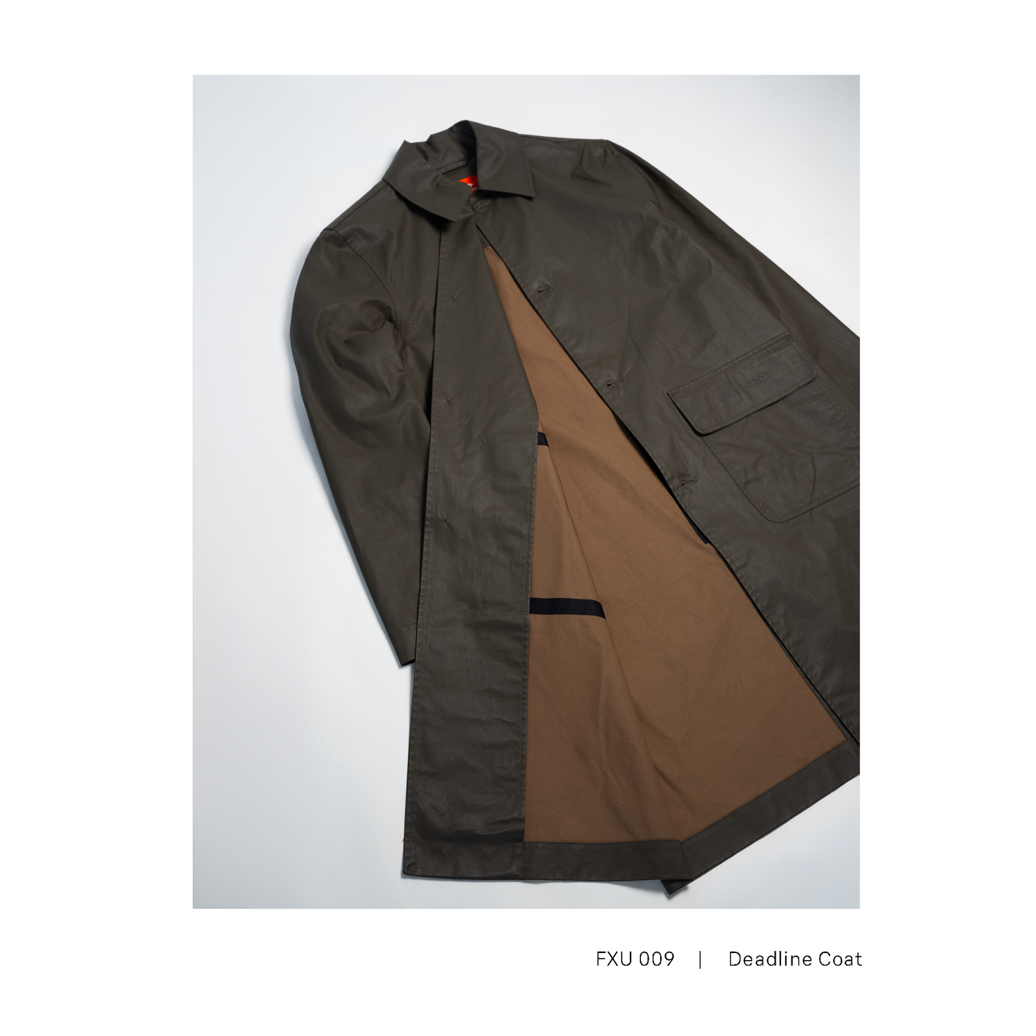 FXU 009 Front Office x UMBRO Deadline Coat (Khaki) image 5