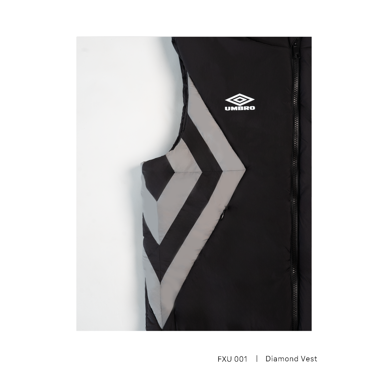 FXU 001 Front Office x UMBRO Diamond Vest (Black) image 3