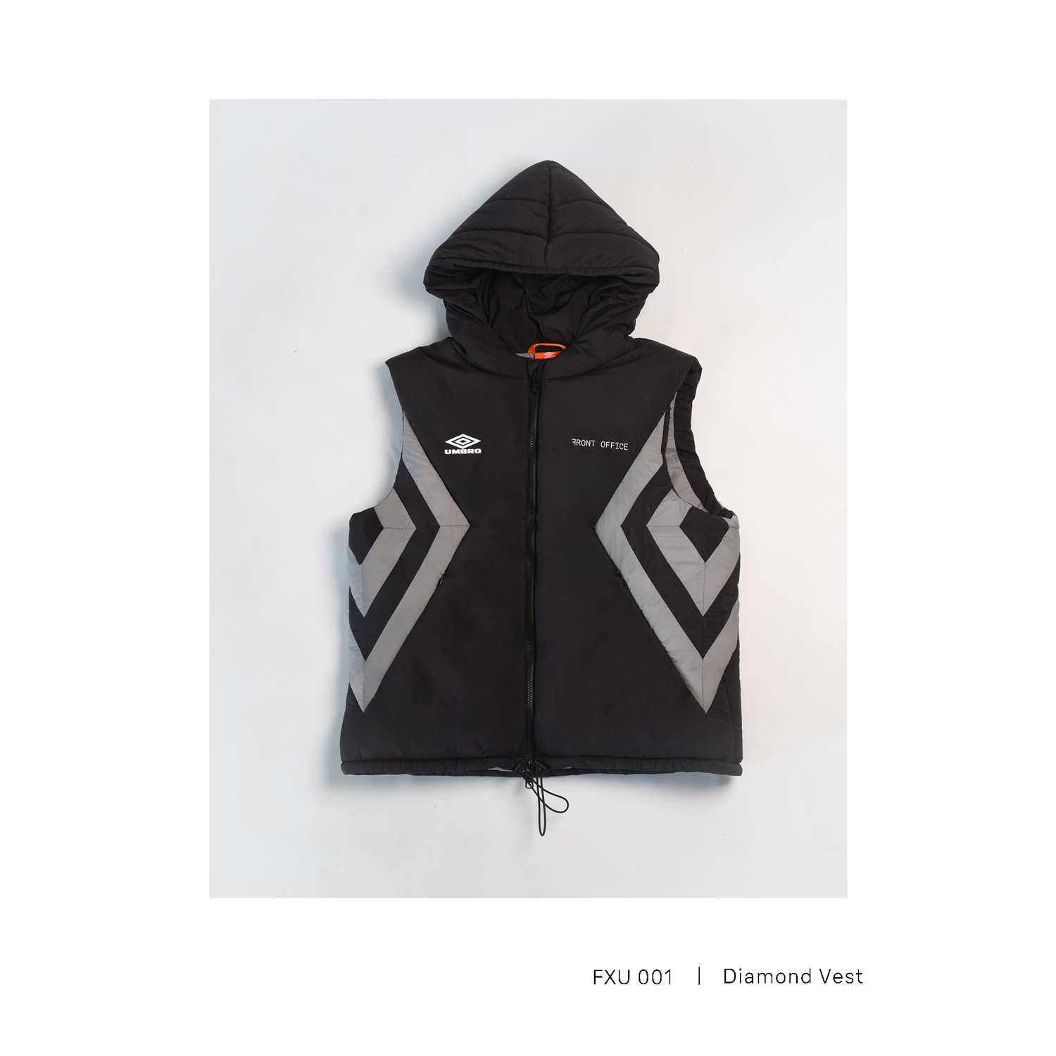 FXU 001 Front Office x UMBRO Diamond Vest (Black) image 5
