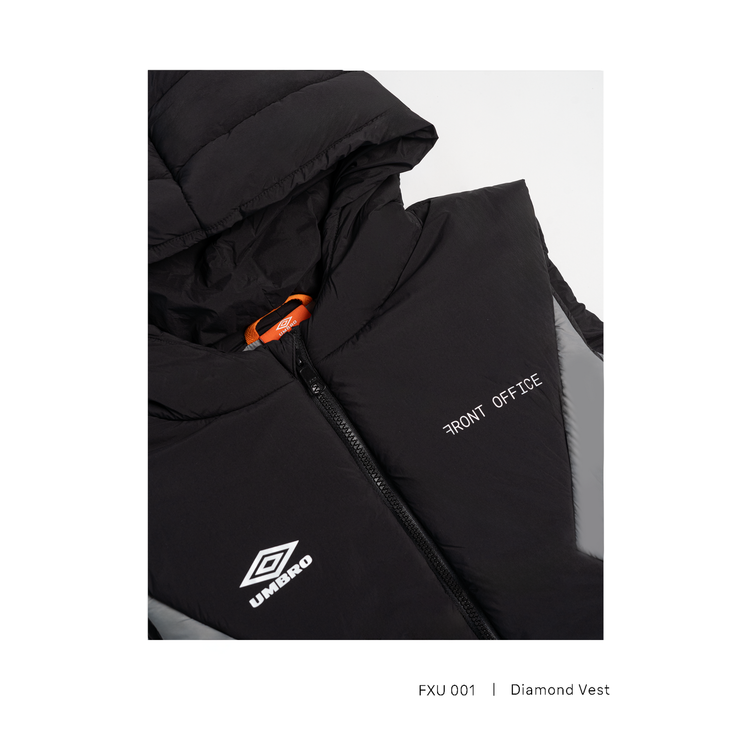 FXU 001 Front Office x UMBRO Diamond Vest (Black) image 6