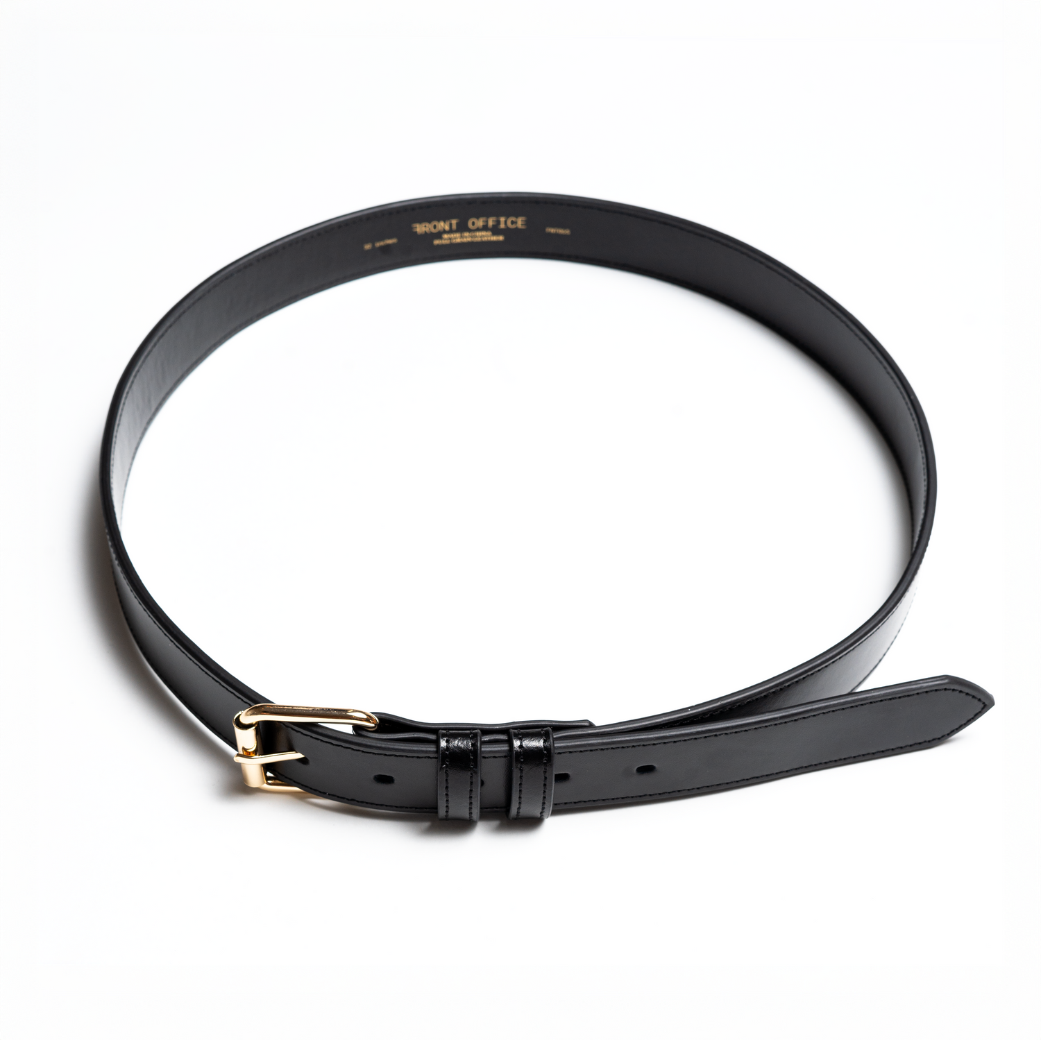 FNT 065 Full Grain Leather Belt (Black) image 5