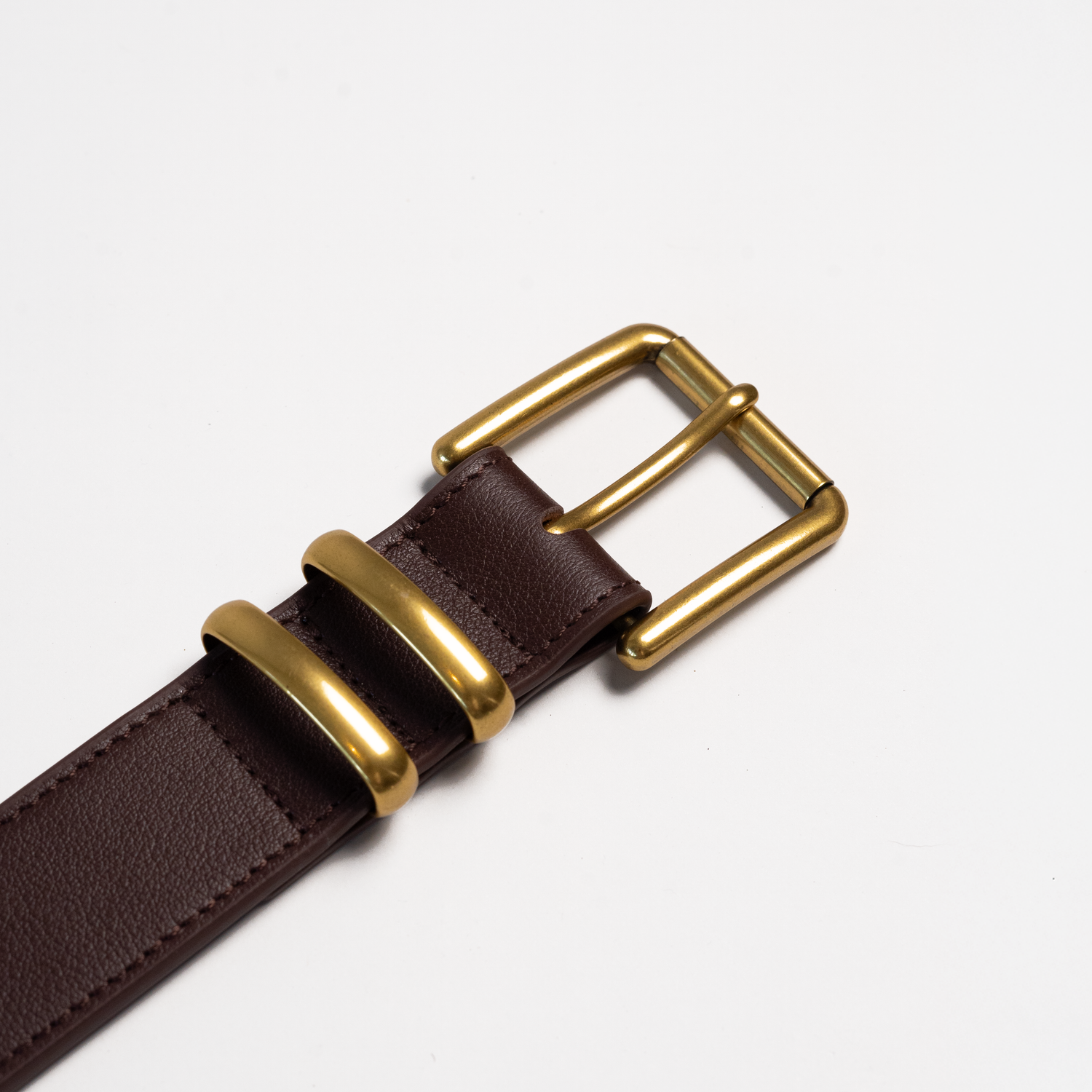 FNT 049 Full Grain Leather Belt (Brown) image 2