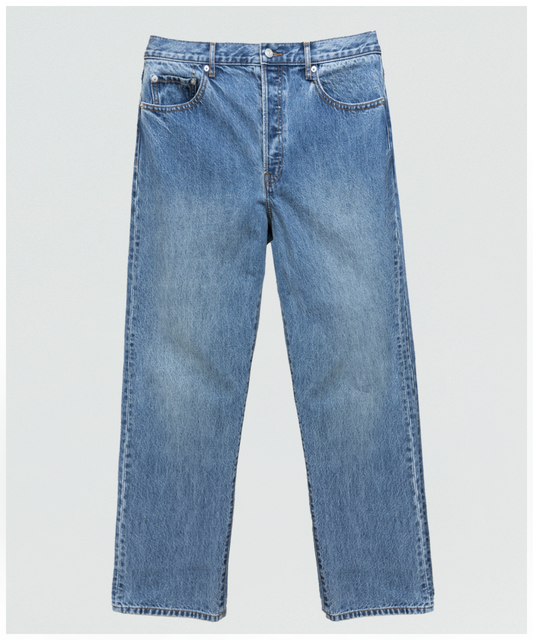 FNT 103 Double Dip Dad Jeans (Mid Wash)