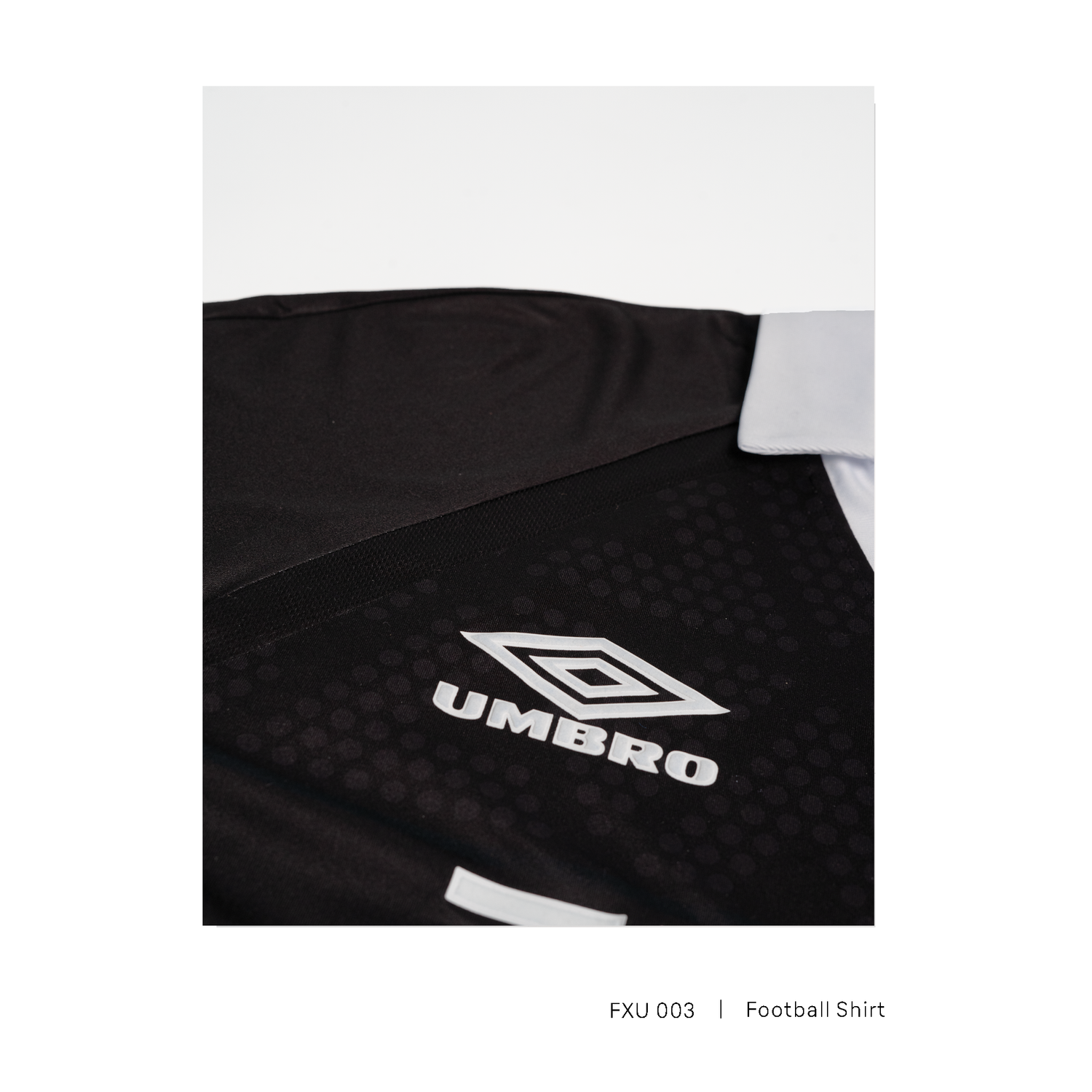 FXU 003 Front Office x UMBRO '1990' Football Shirt (Black) image 6