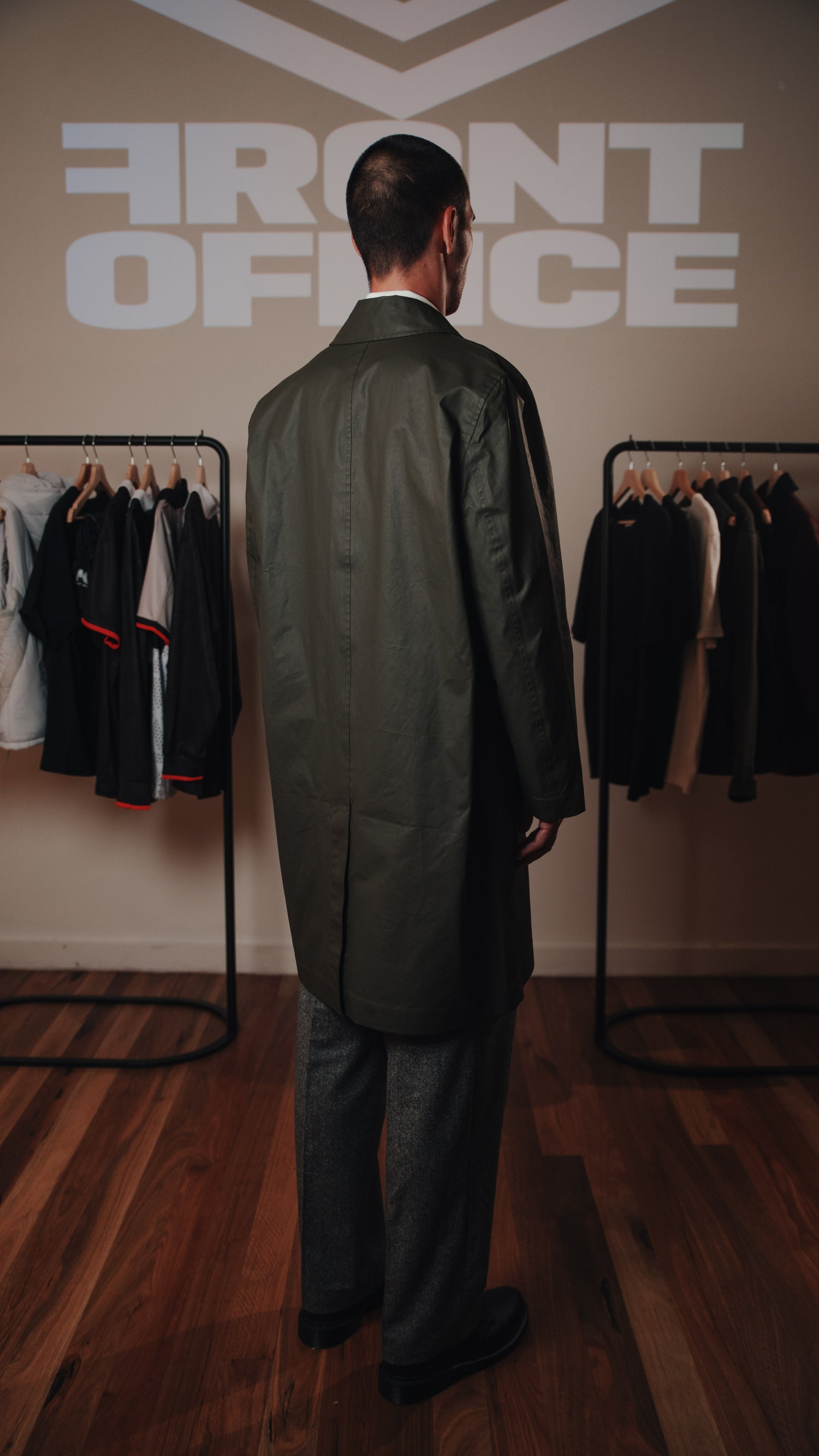 FXU 009 Front Office x UMBRO Deadline Coat (Khaki) image 9