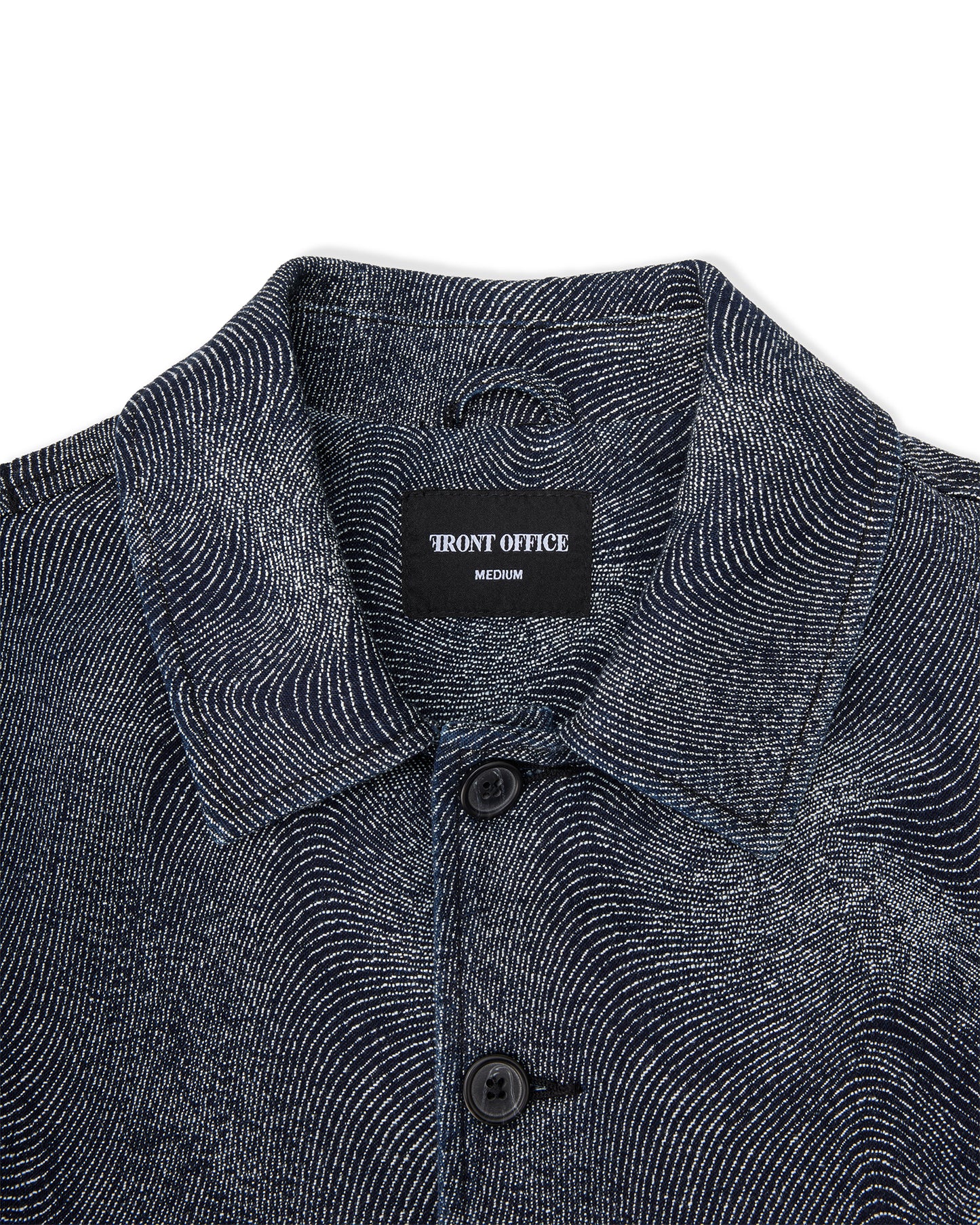 FNT 074 Women's Cropped Fingerprint Jacket