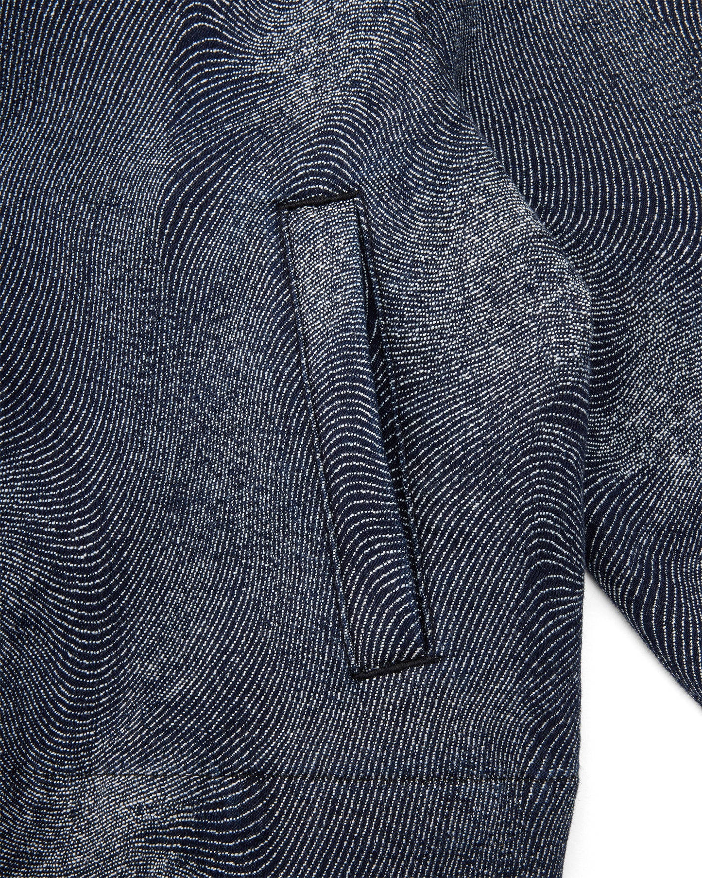 FNT 074 Women's Cropped Fingerprint Jacket