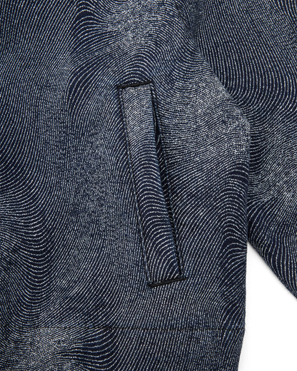 FNT 074 Women's Cropped Fingerprint Jacket