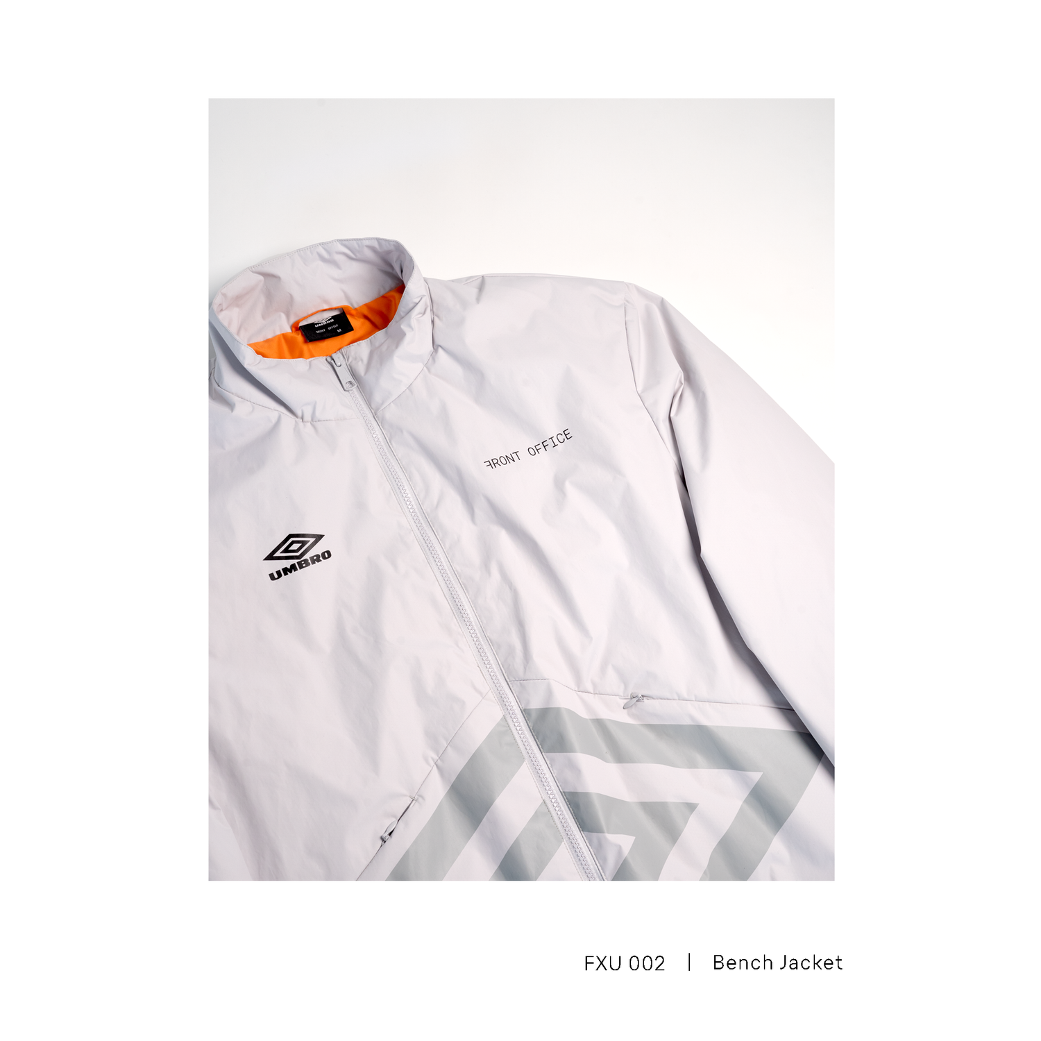 FXU 002 UMBRO x Front Office Bench Jacket (Grey) image 3