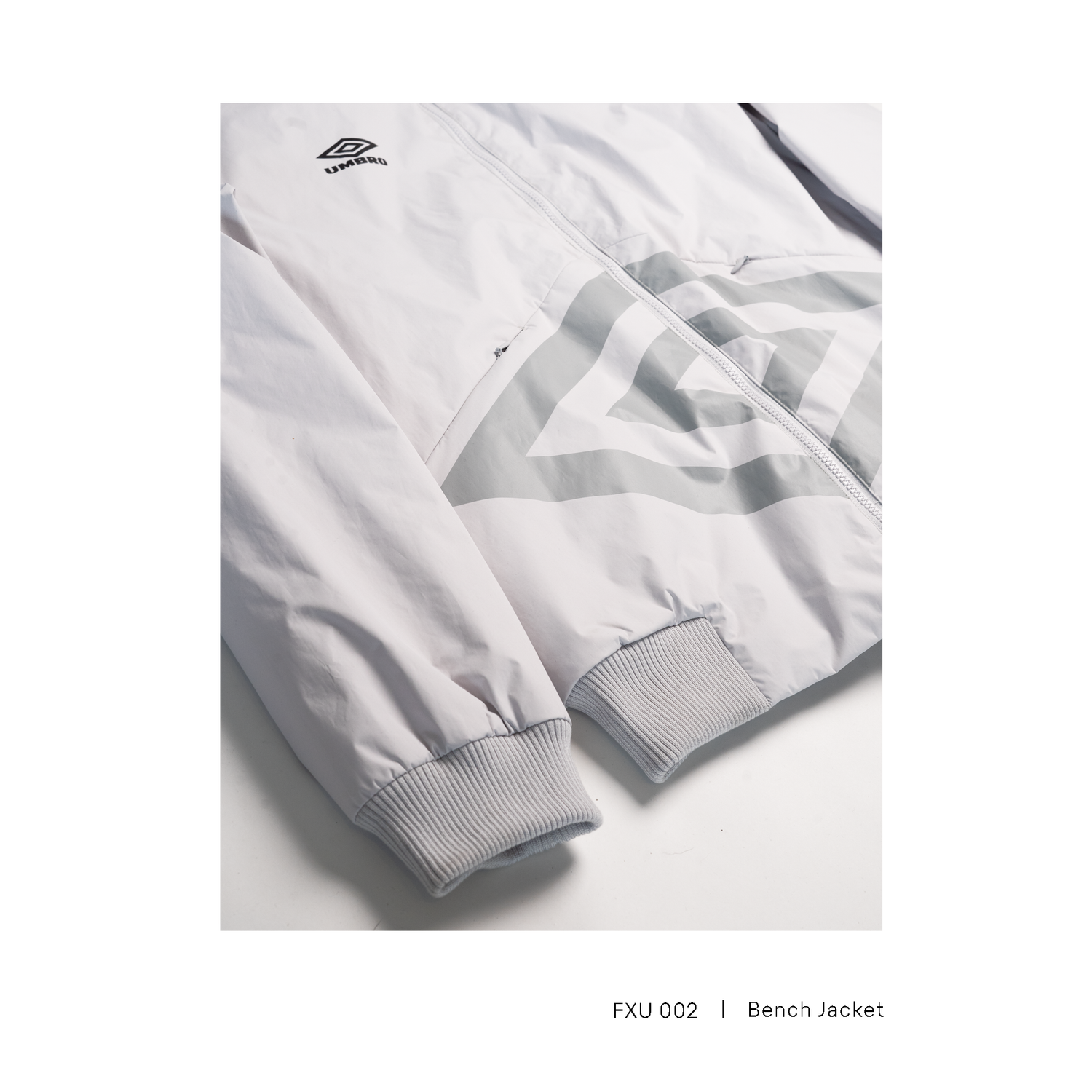 FXU 002 UMBRO x Front Office Bench Jacket (Grey) image 5