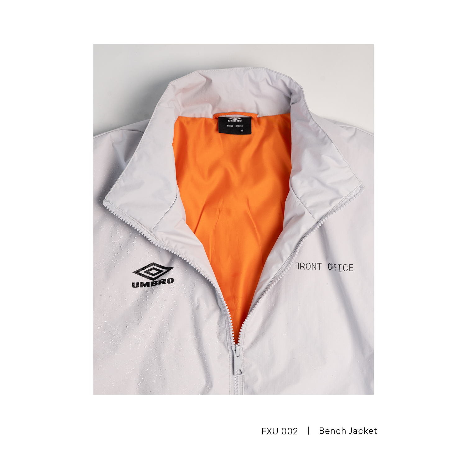 FXU 002 UMBRO x Front Office Bench Jacket (Grey) image 7