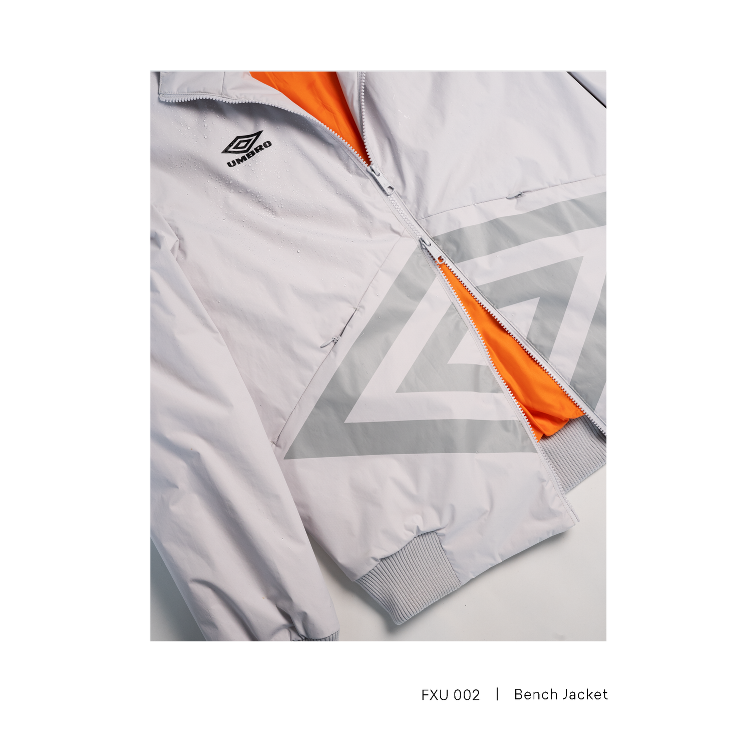 FXU 002 UMBRO x Front Office Bench Jacket (Grey) image 10