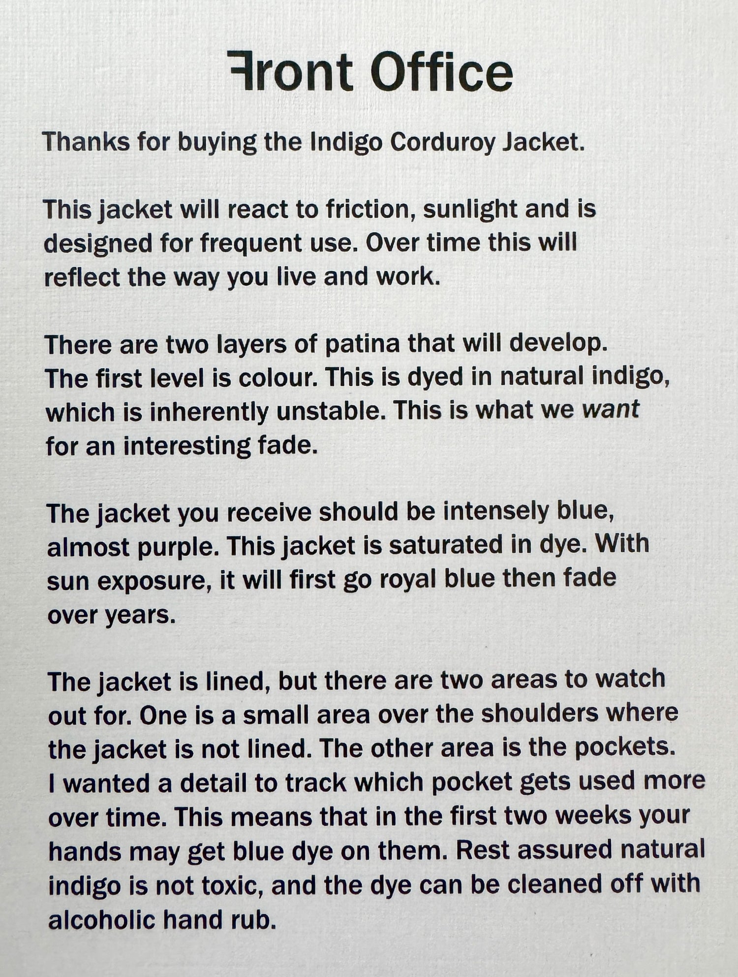 Indigo Corduroy Jacket image 6