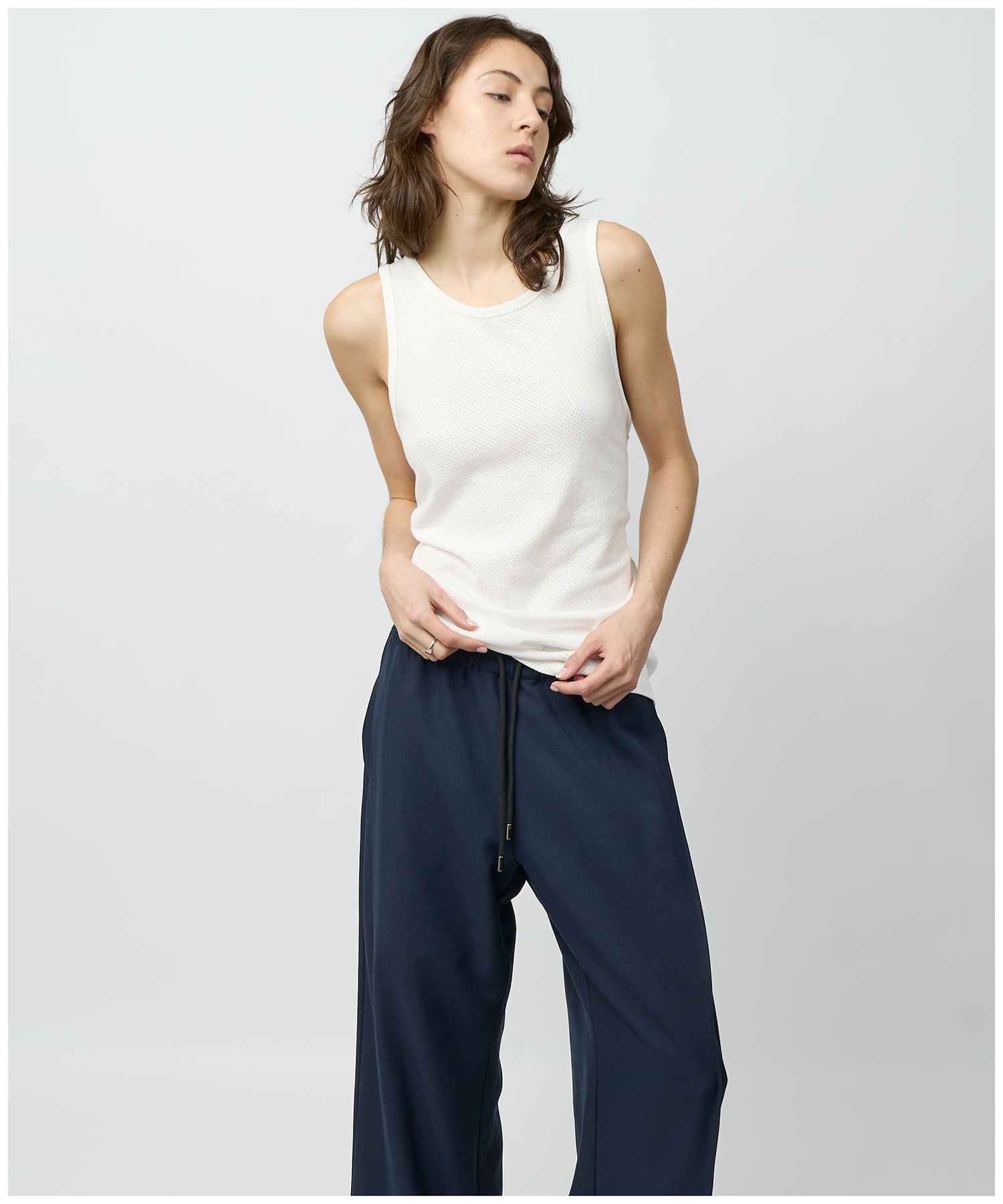 FNT 009 Double Side-Pleated Track V2 (Navy) image 4