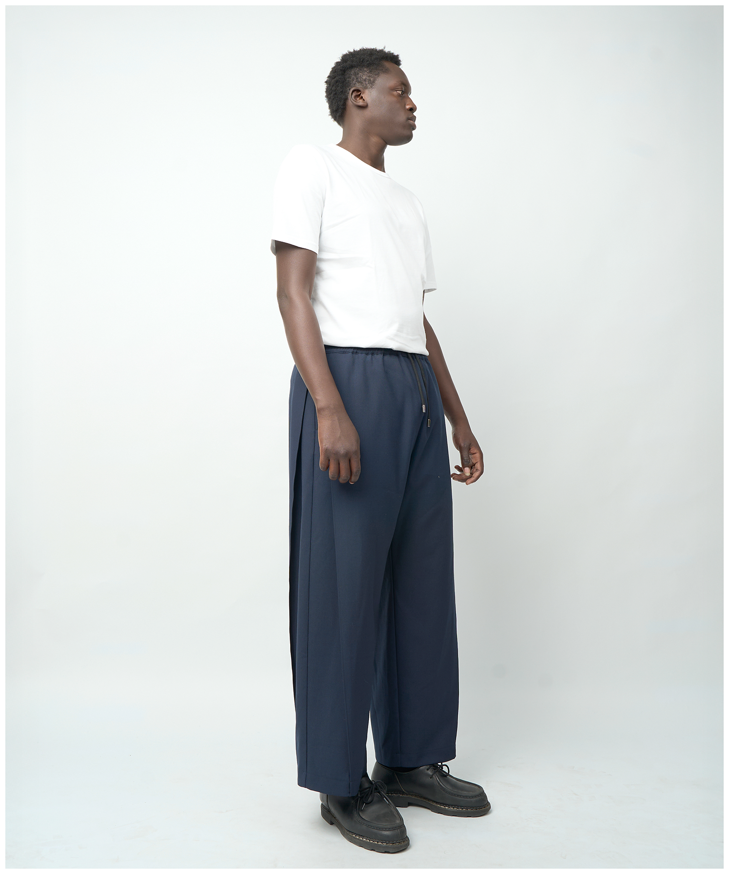 FNT 009 Double Side-Pleated Track V2 (Navy) image 5