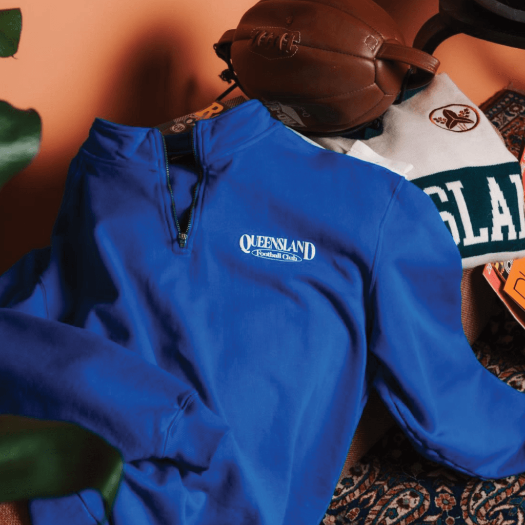 All Australian Quarter-Zip (Royal Blue) image 2