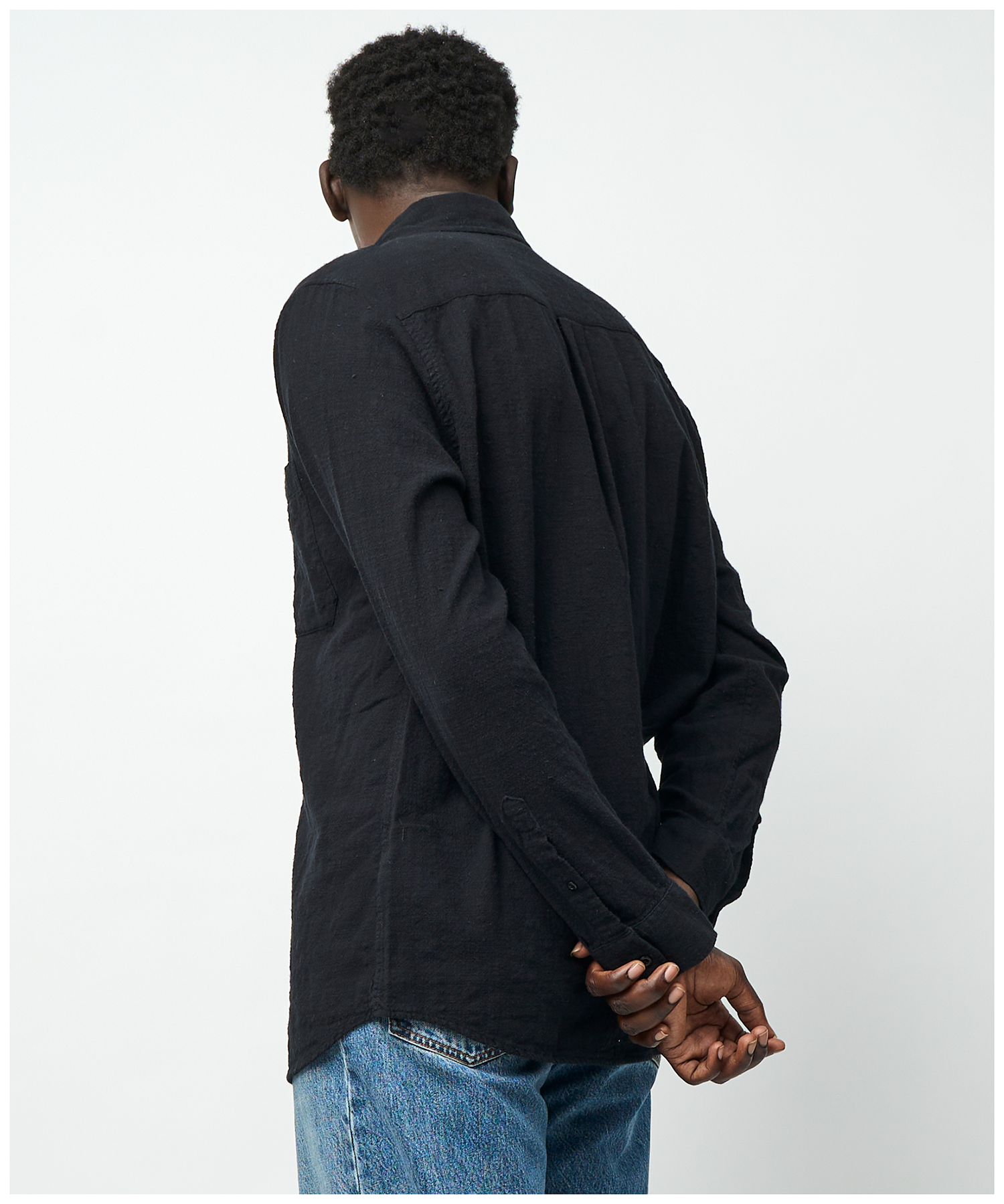 FNT 017 Woven Shirt (Black) image 9