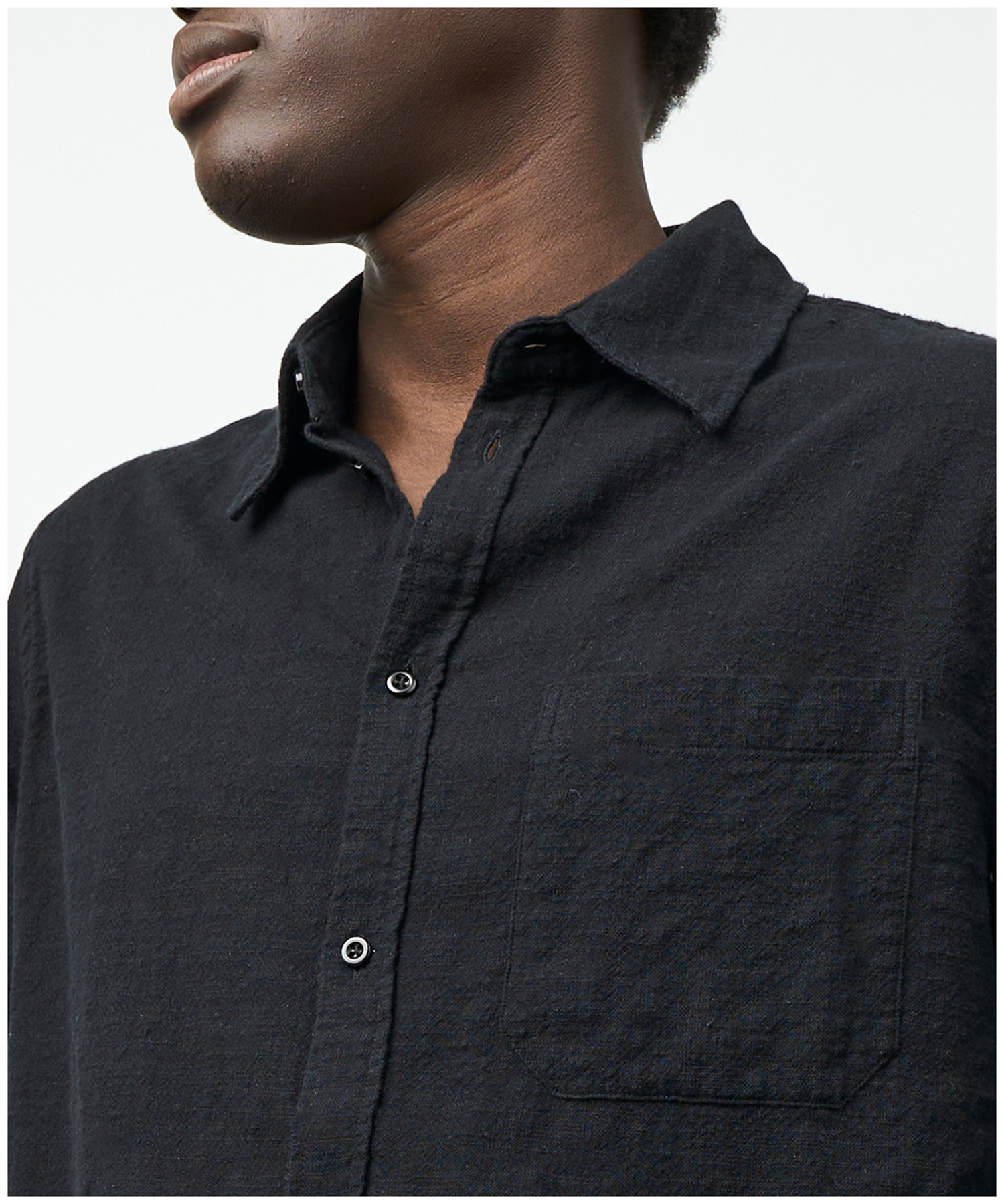 FNT 017 Woven Shirt (Black) image 8