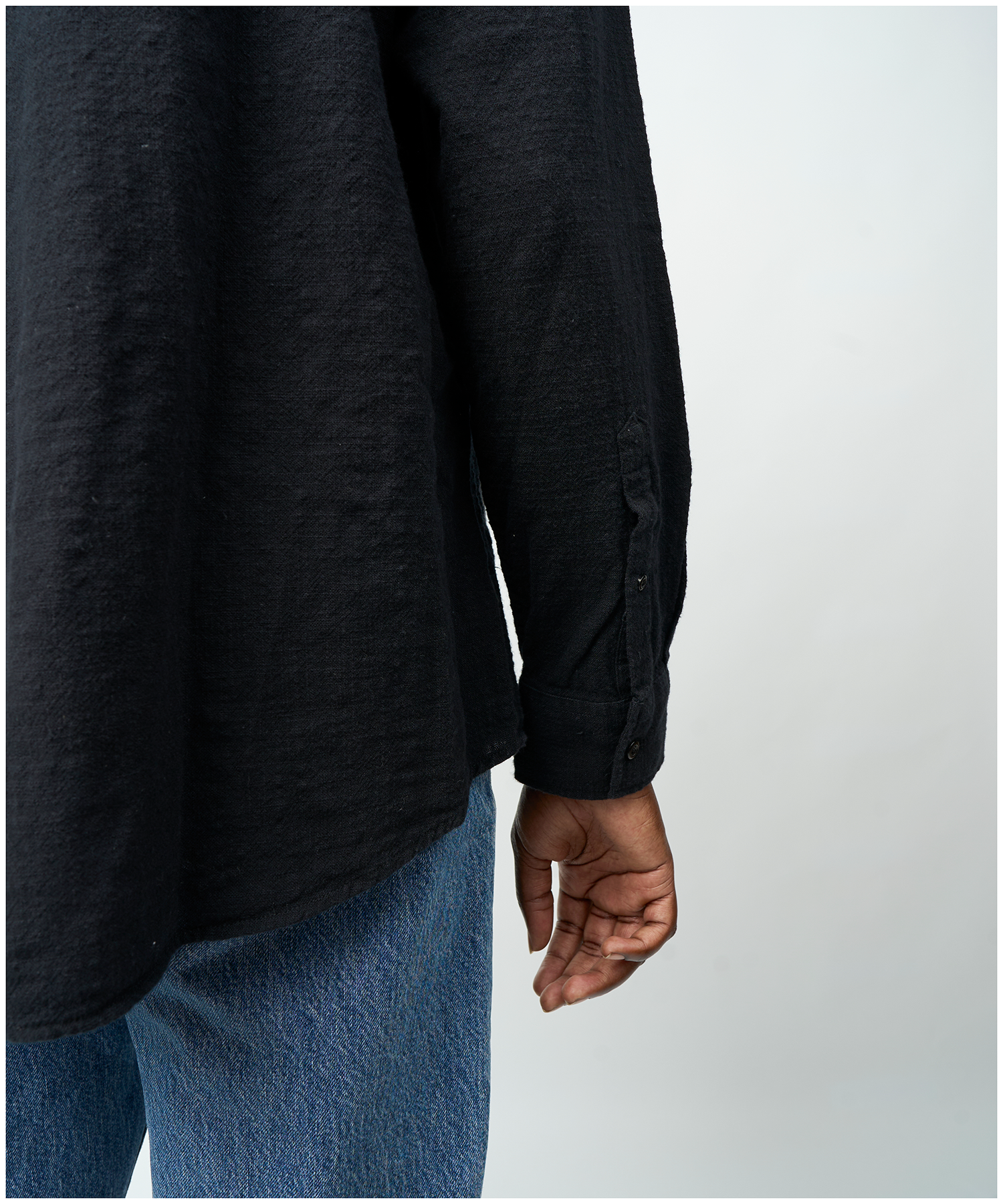 FNT 017 Woven Shirt (Black) image 10