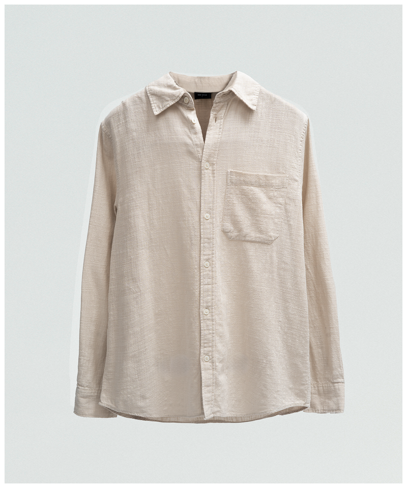 FNT 017 Woven Shirt (Ecru)