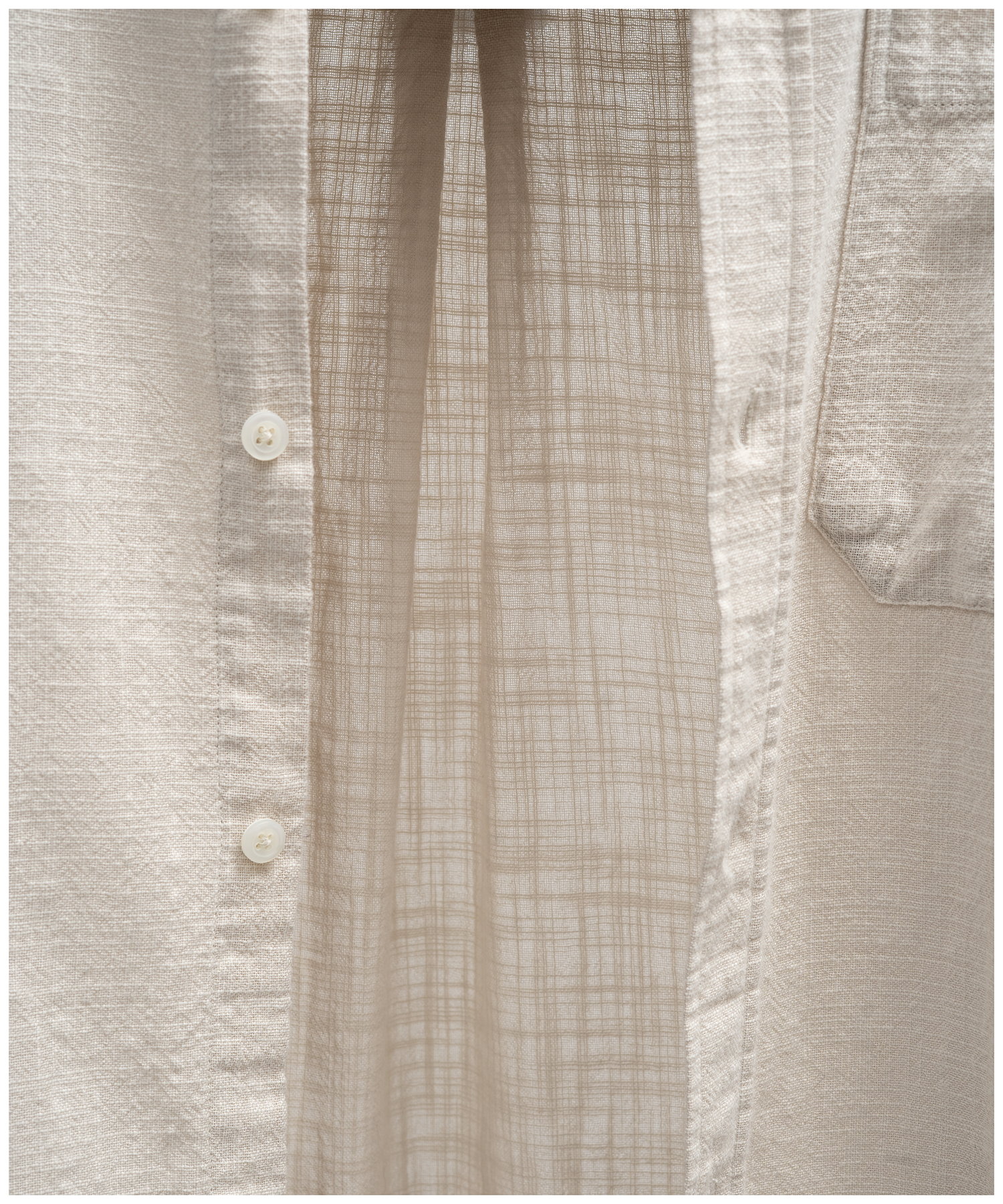 FNT 017 Woven Shirt (Ecru) image 14
