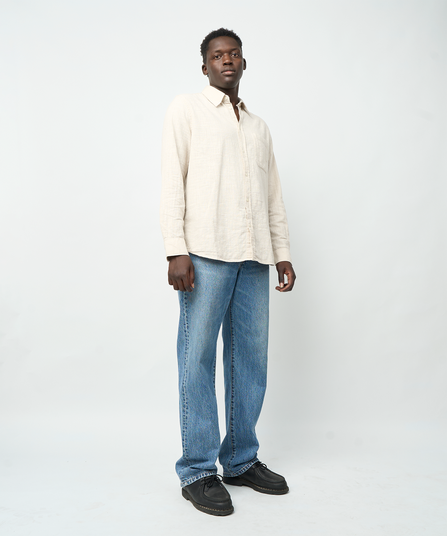 FNT 017 Woven Shirt (Ecru) image 7