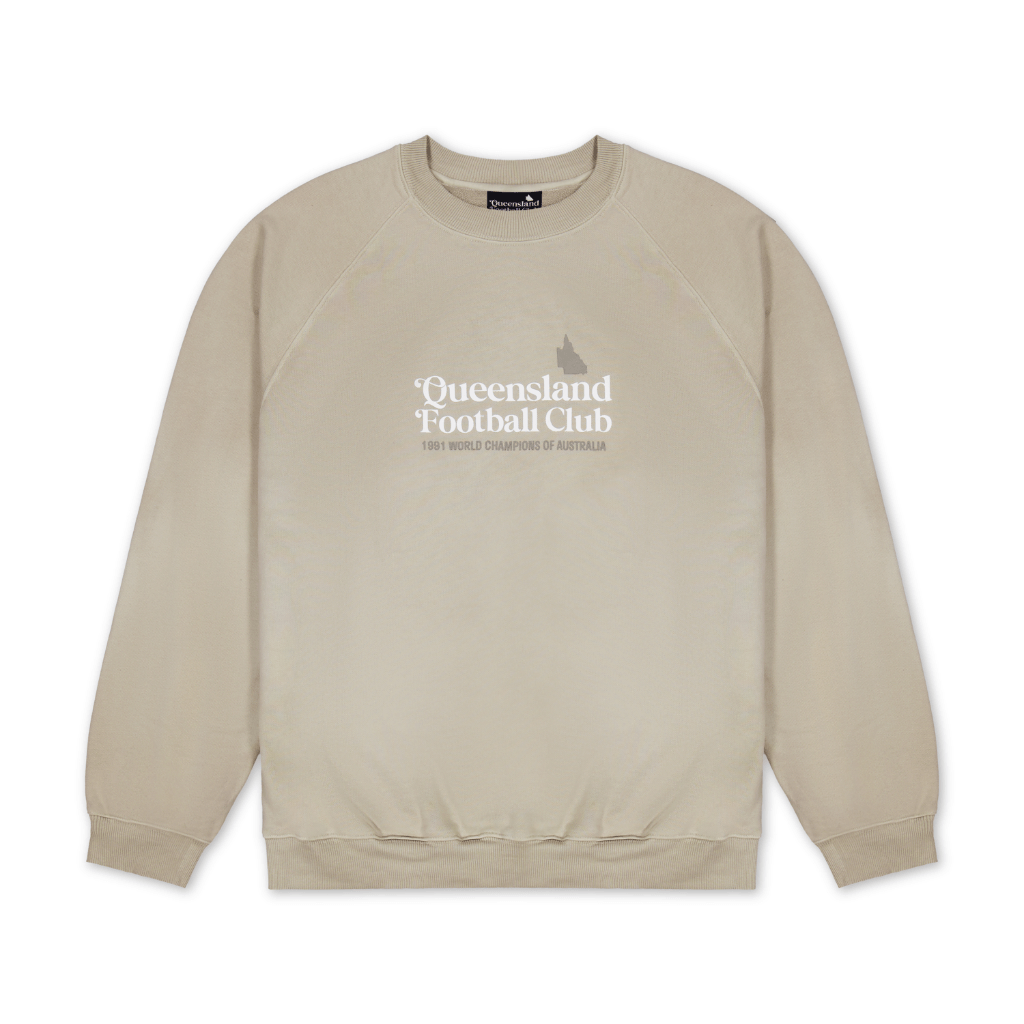 QFC 1991 All-Australian Crewneck (Oat Milk) image 1