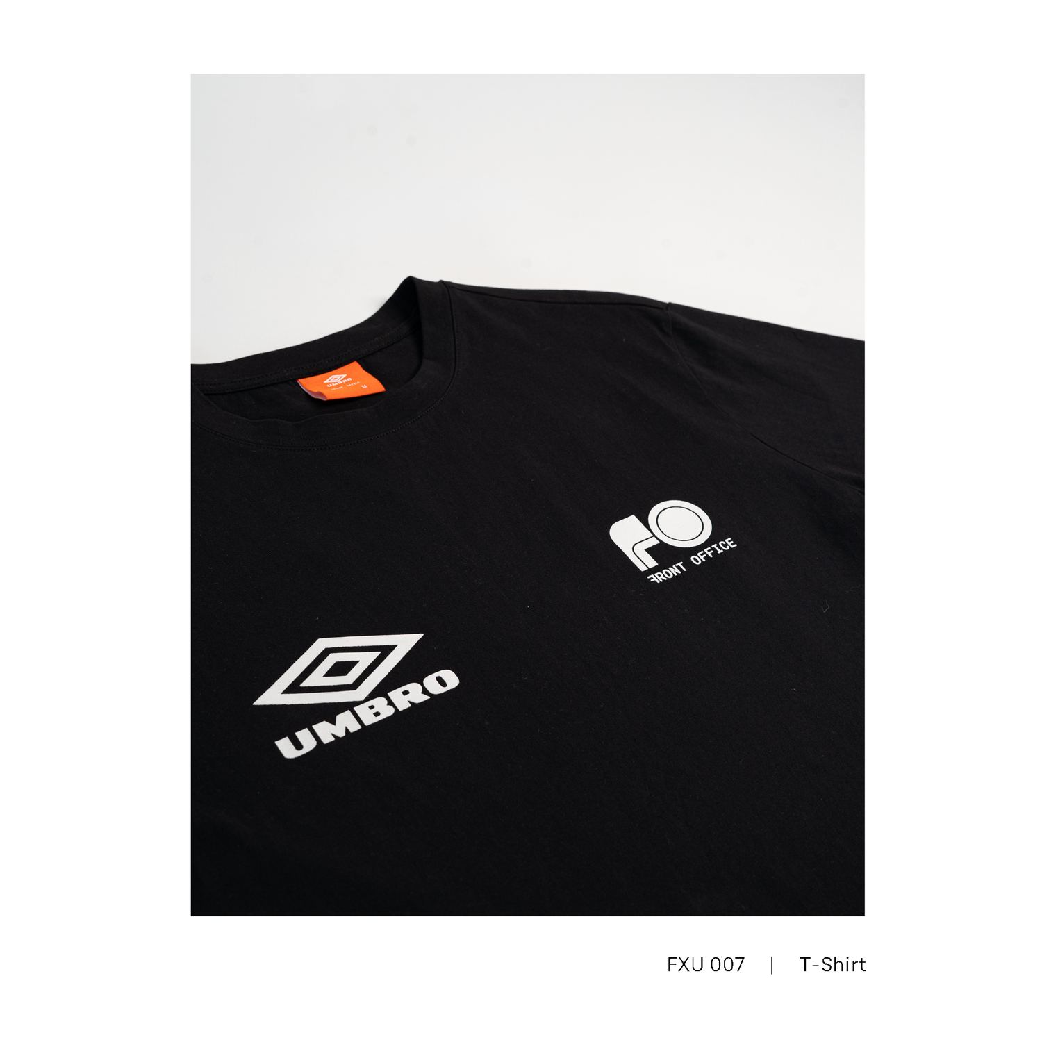 FXU 008 Front Office x UMBRO Organic Cotton T-Shirt (Black) image 5
