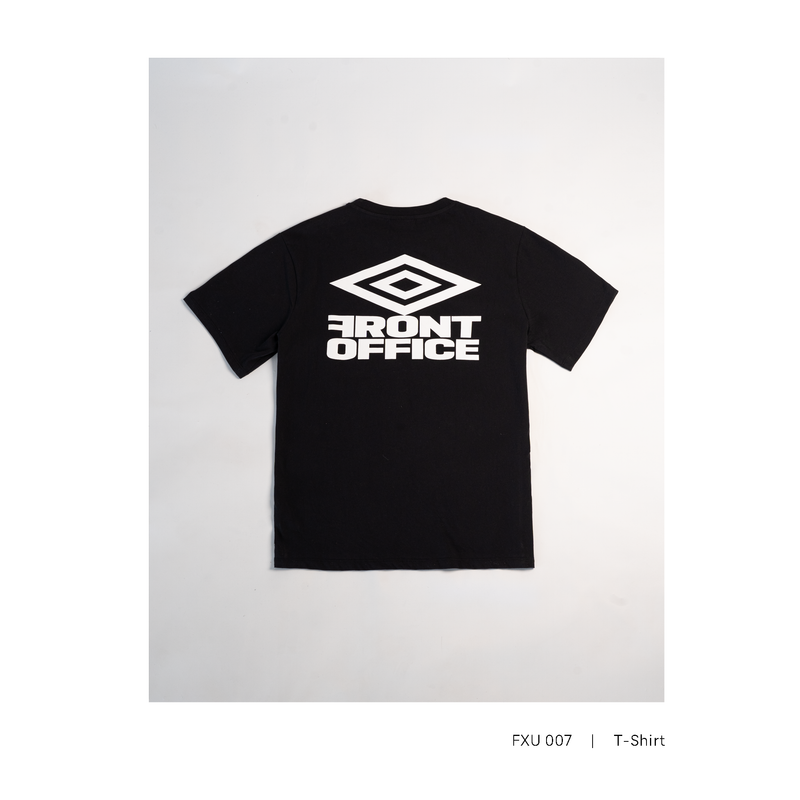 FXU 008 Front Office x UMBRO Organic Cotton T-Shirt (Black)