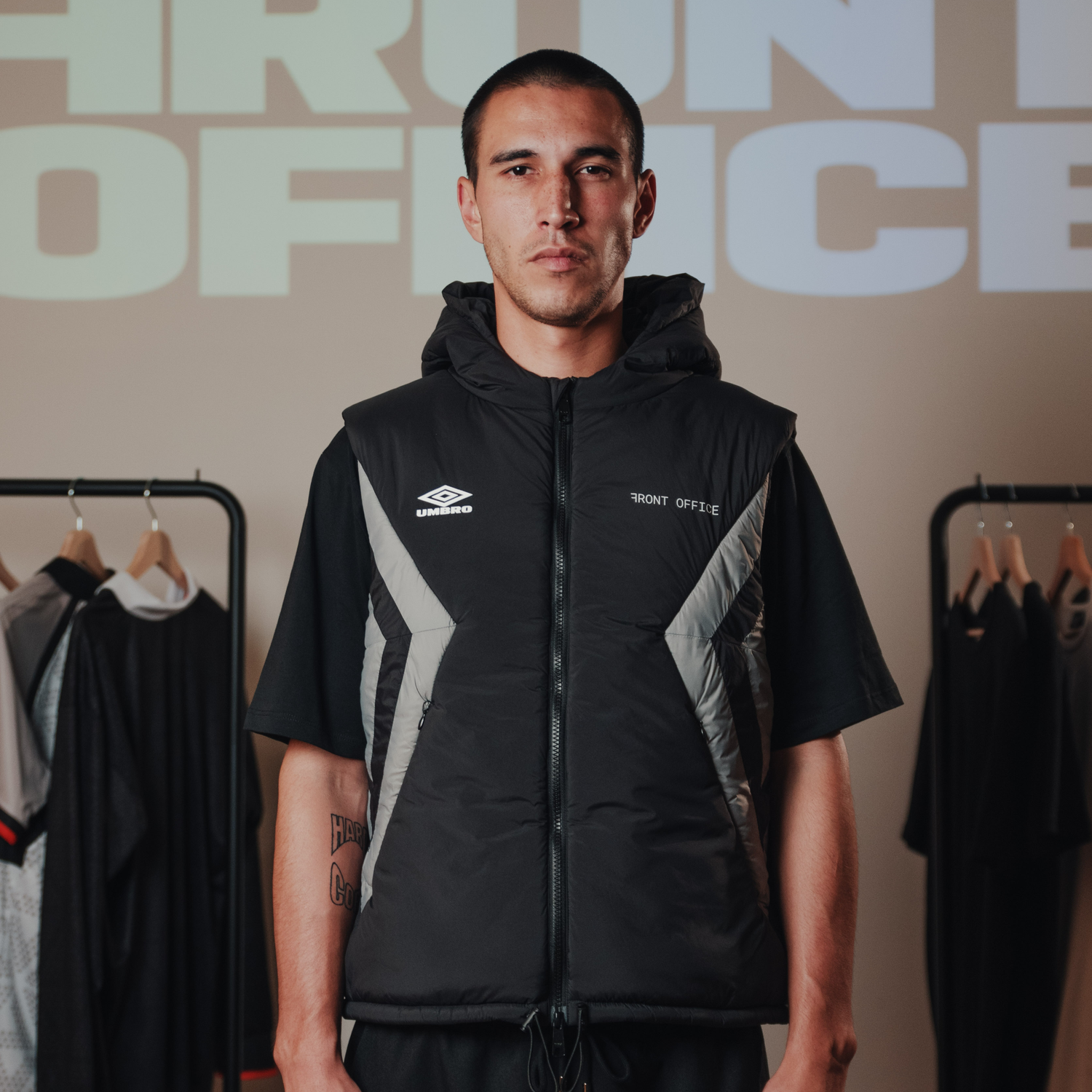 FXU 001 Front Office x UMBRO Diamond Vest (Black) image 1