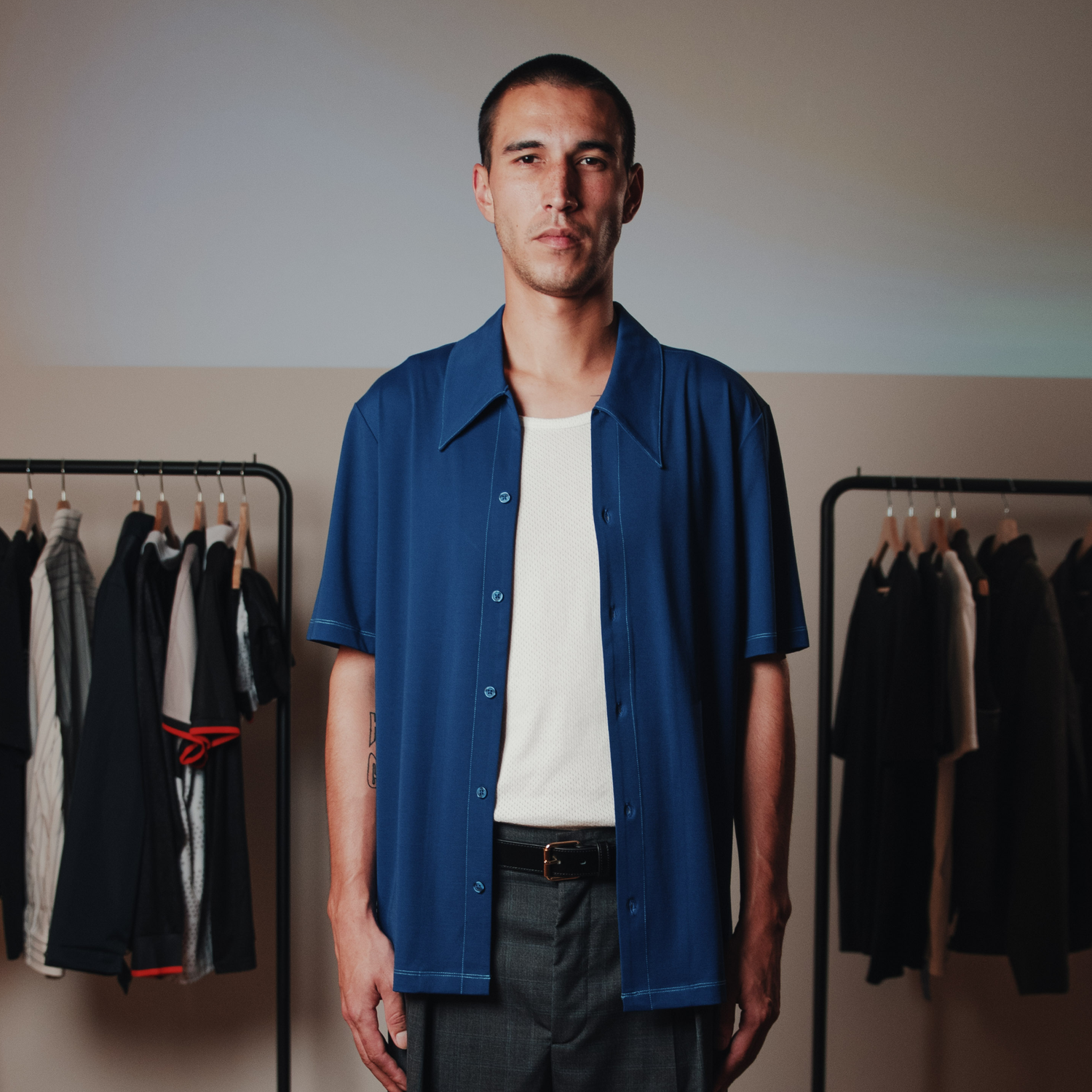 FNT 010 Vacanza Disco Shirt (Blue) image 1