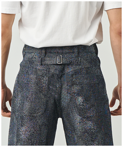 FNT 076 Fingerprint Denim Workpants – Front Office FNT 076 Fingerprint Denim Workpants – Front Office