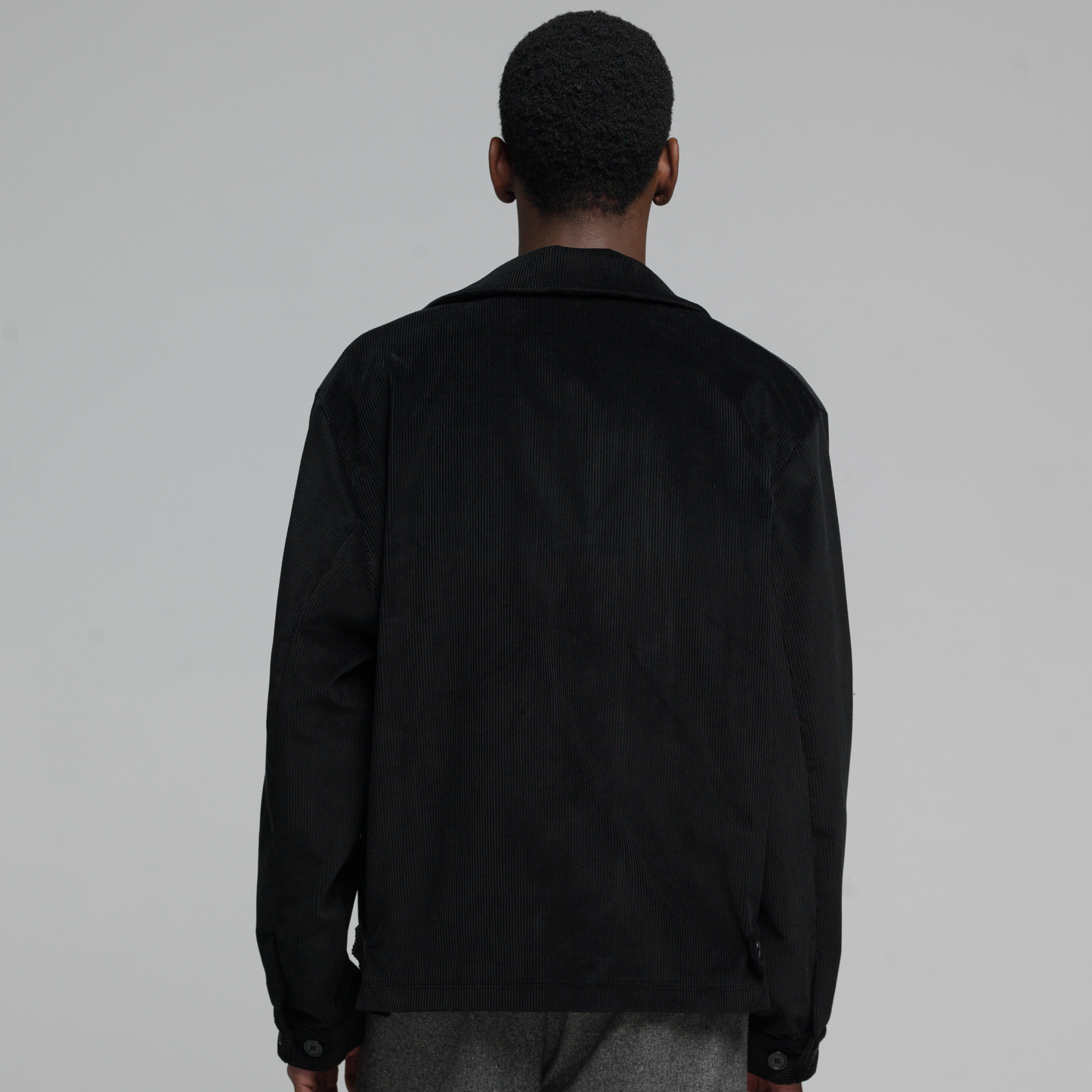 FNT 039 Black Japanese Corduroy Jacket