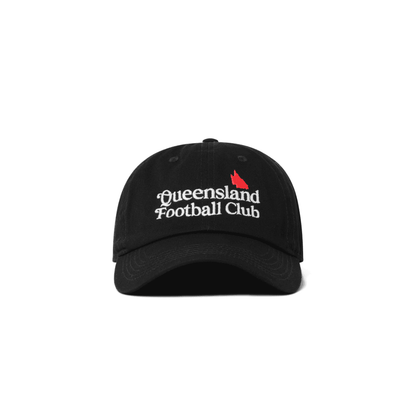 Black/Red Embroidered Father Hat (Classic Logo)