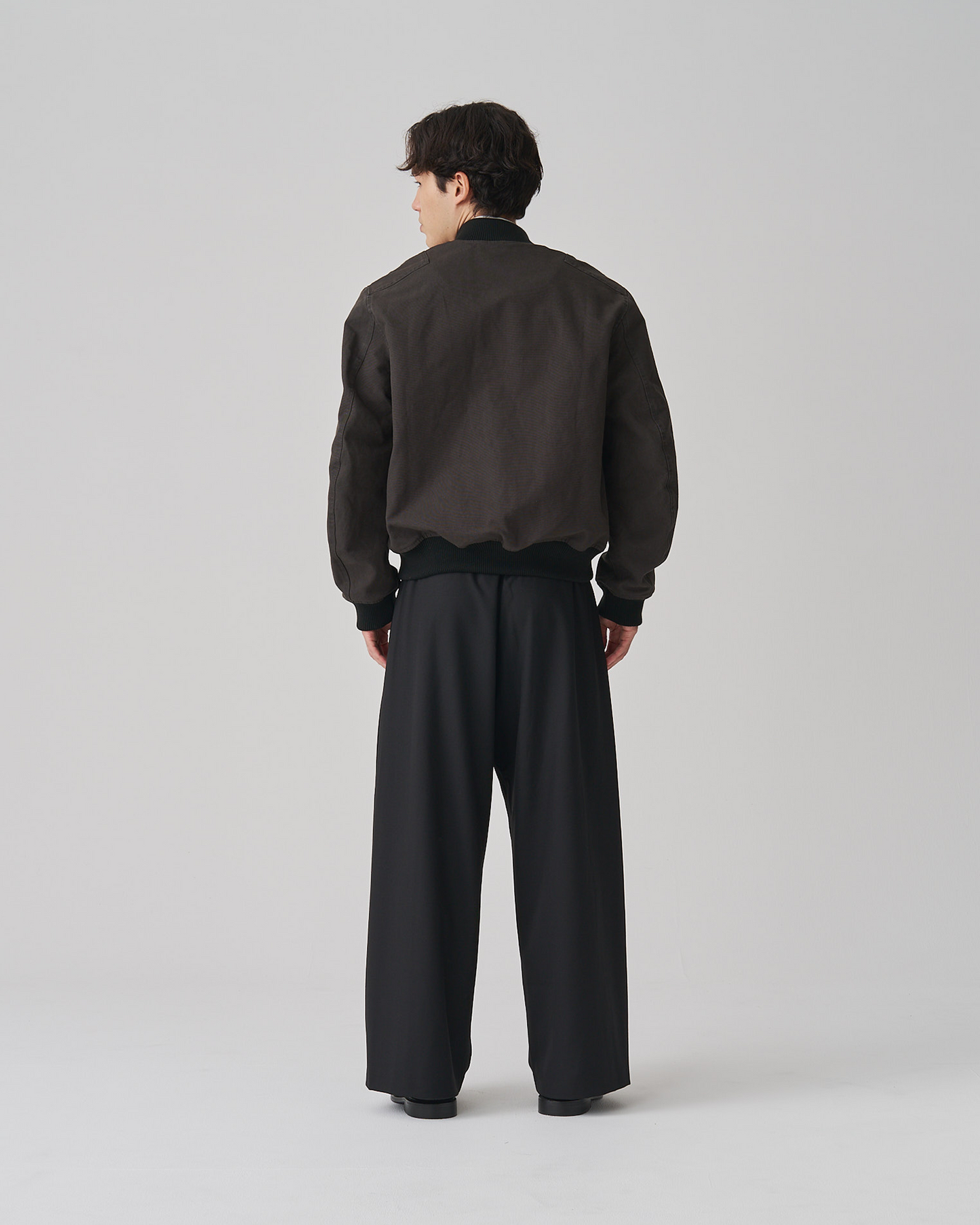 FNT 050 Garment Dyed X-Bomber (Black)