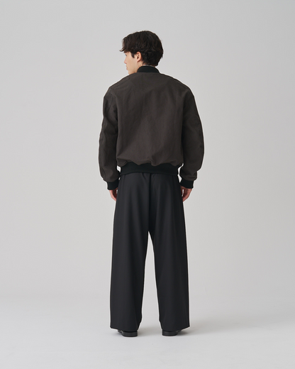 FNT 050 Garment Dyed X-Bomber (Black)