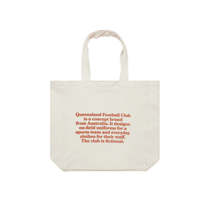 100% Organic Cotton Explainer Tote - Clay Court