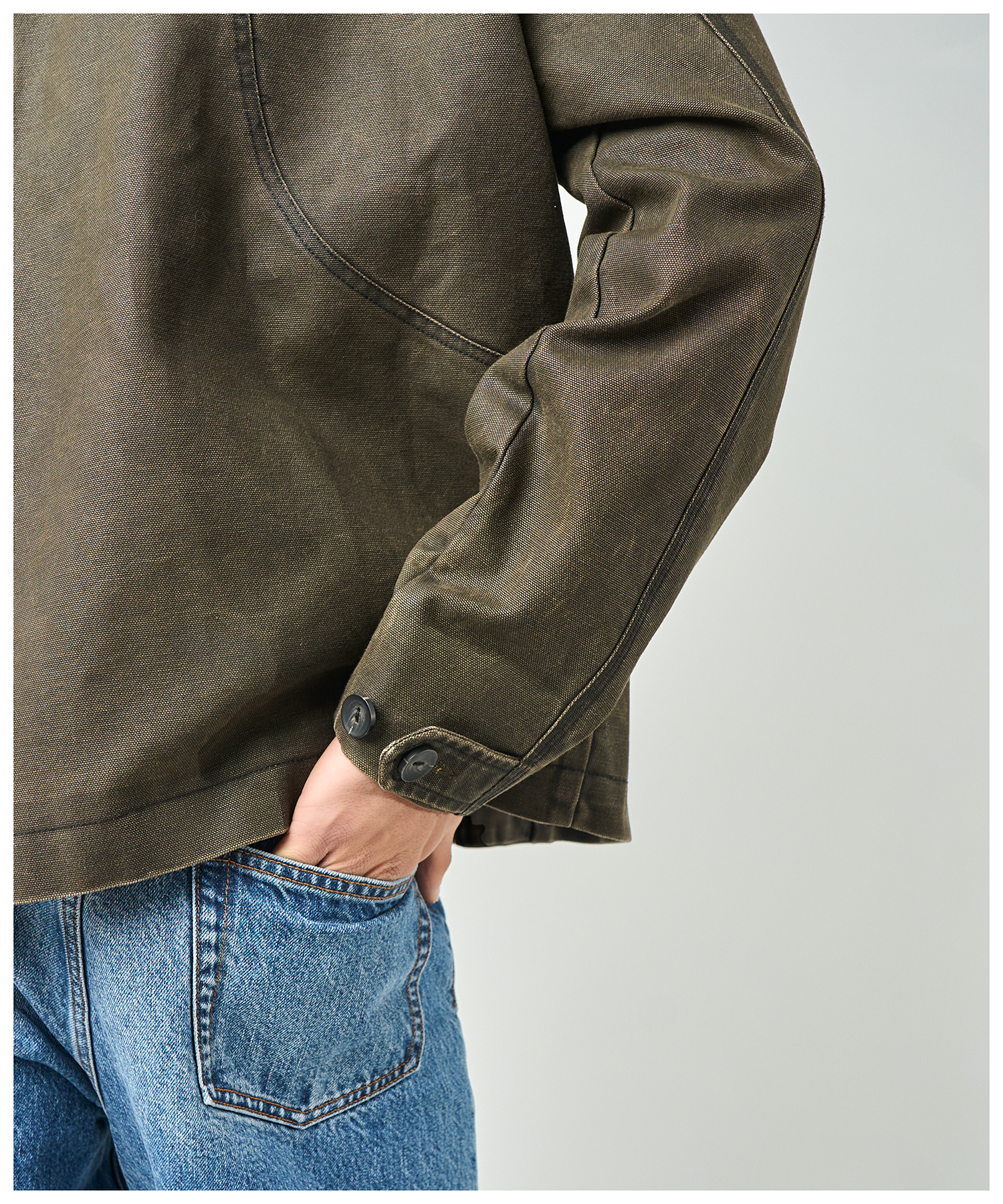 FNT 008 Three Process Gatherer Jacket (Oregano) image 12