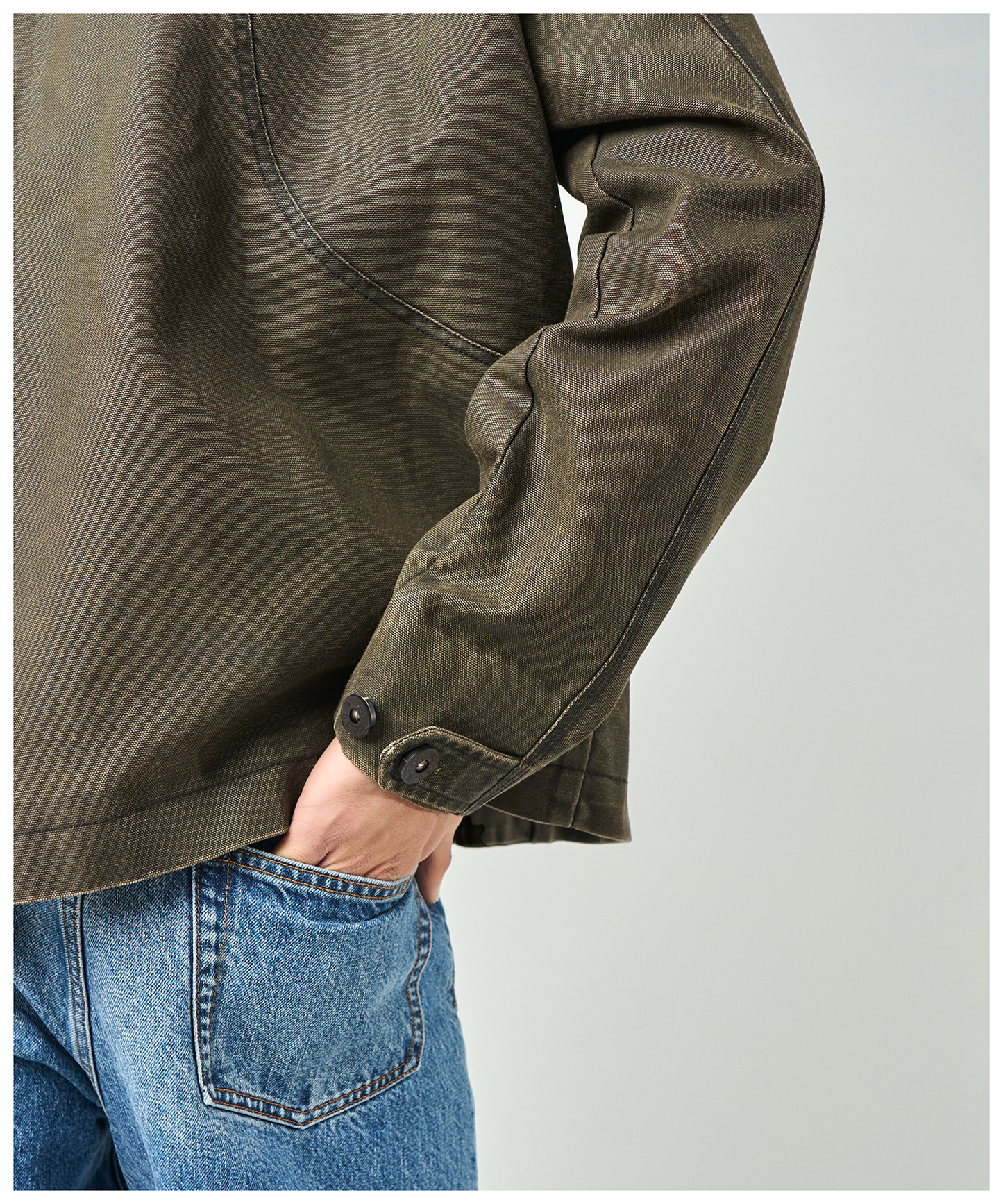 FNT 110 Three Process Gatherer Jacket V2 (Oregano)