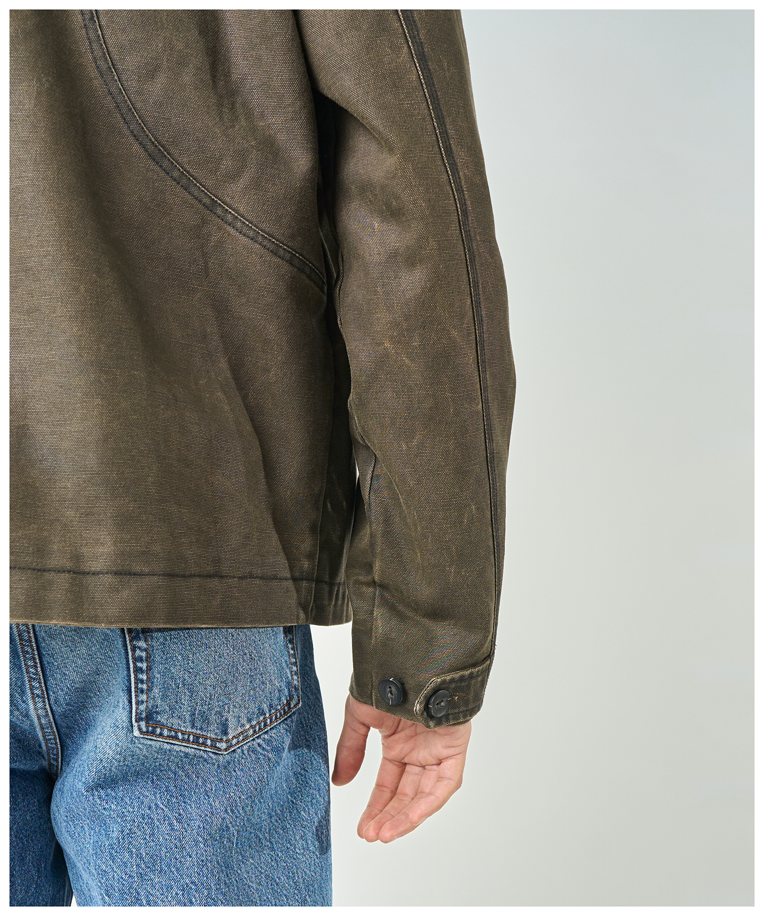 FNT 008 Three Process Gatherer Jacket (Oregano) image 10