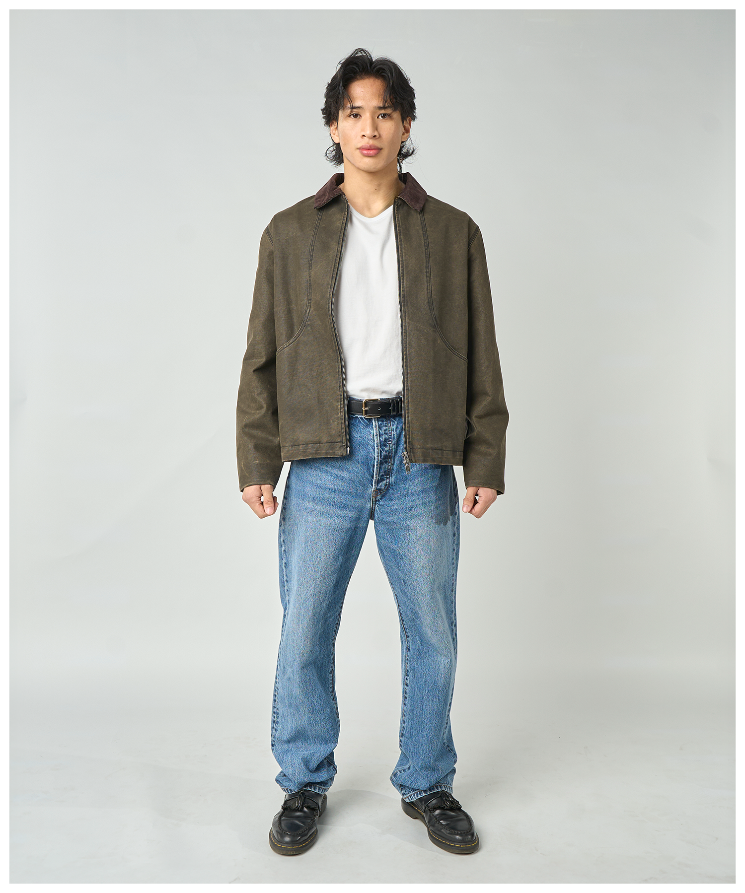 FNT 008 Three Process Gatherer Jacket (Oregano) image 14