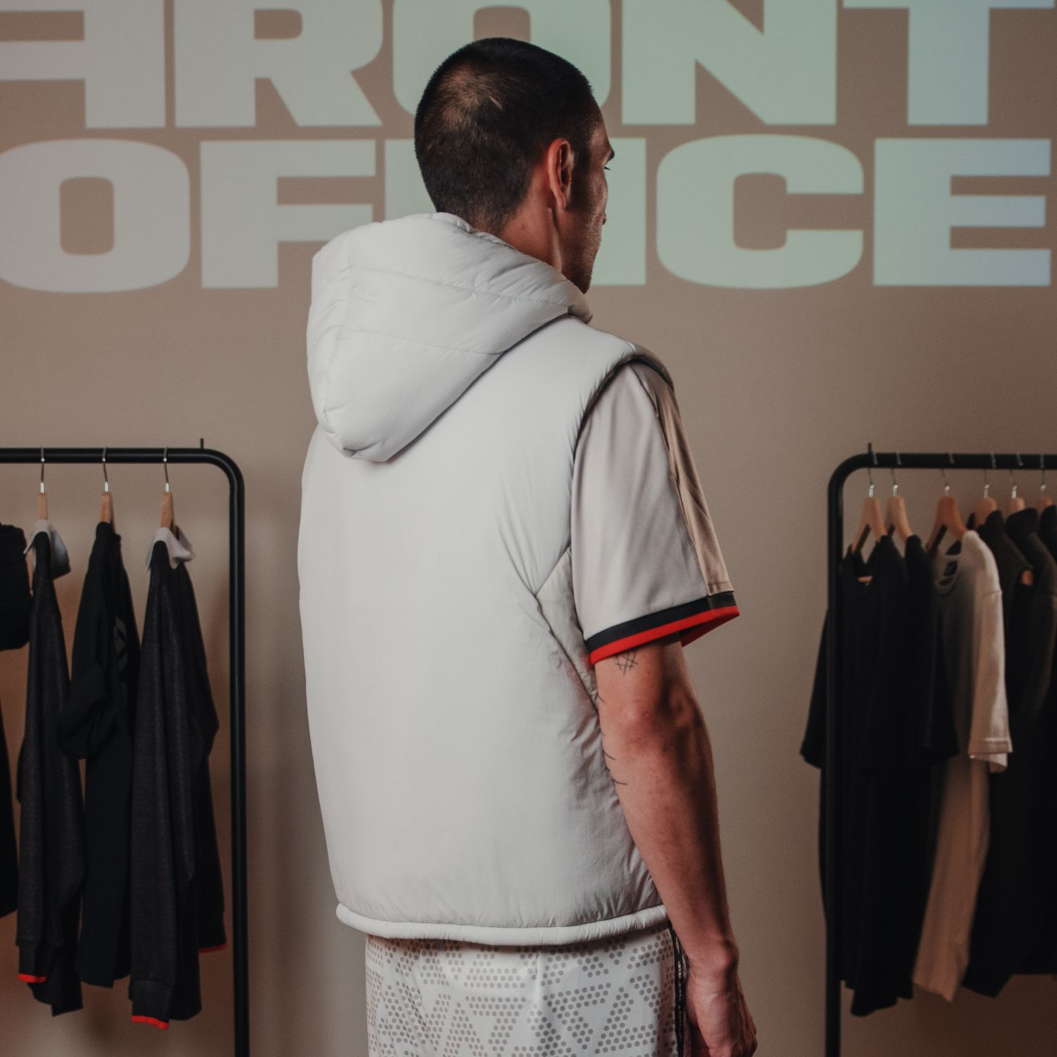 FXU 001 Front Office x UMBRO Diamond Vest (Grey) image 8