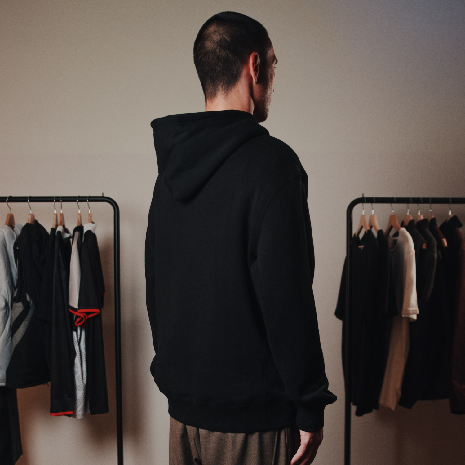 FNT 006 Architect Side Panel Hoodie (Black) image 3