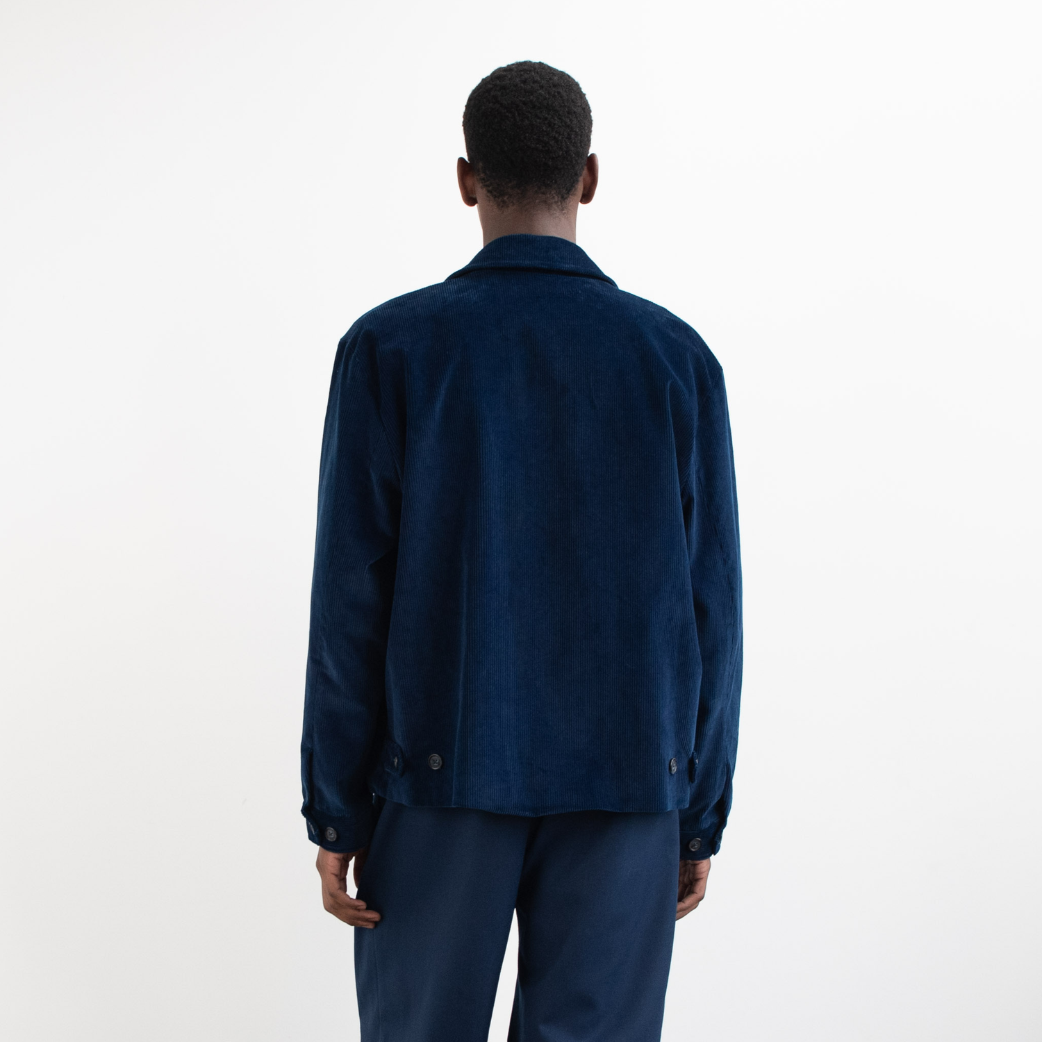 Indigo Corduroy Jacket – Front Office