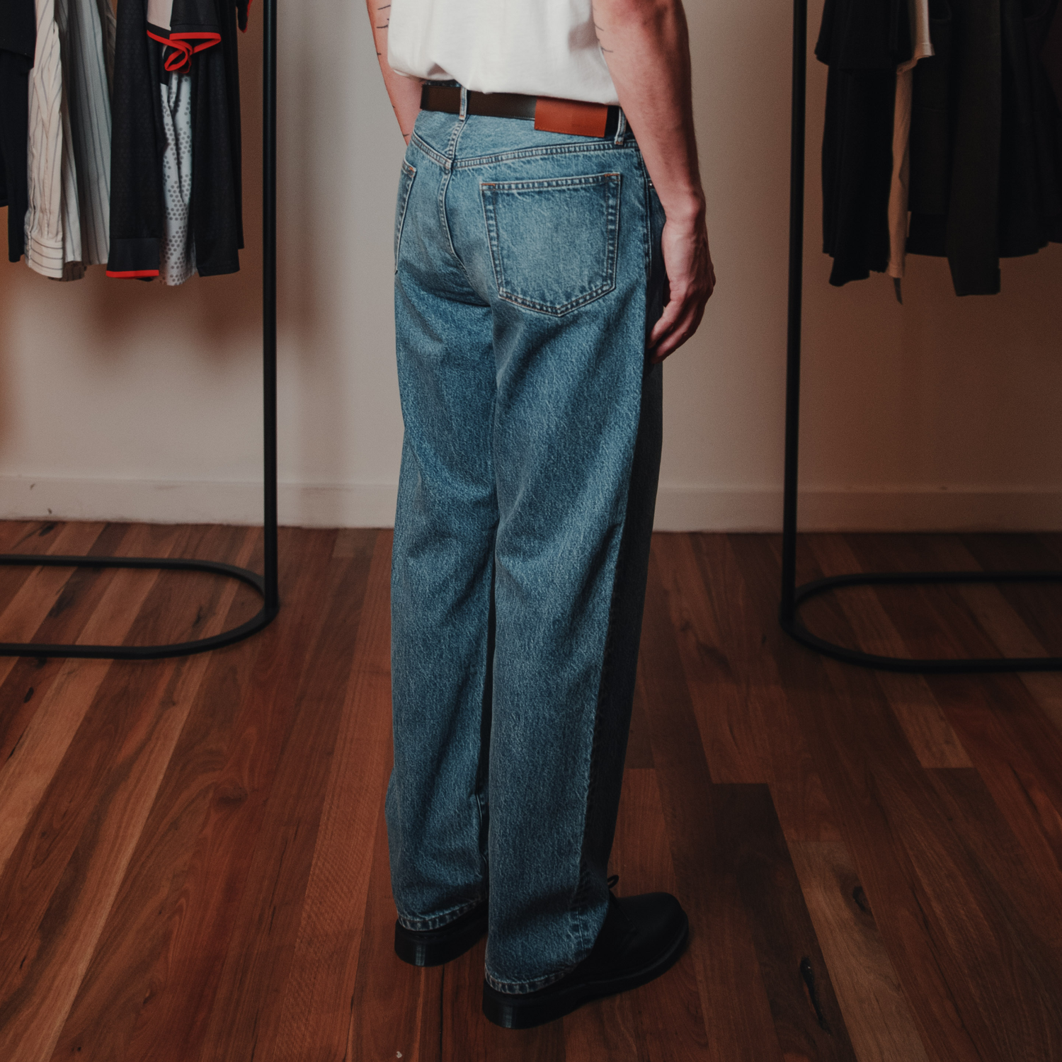 FNT 002 Japanese Otou-san Jeans (Washed) image 2