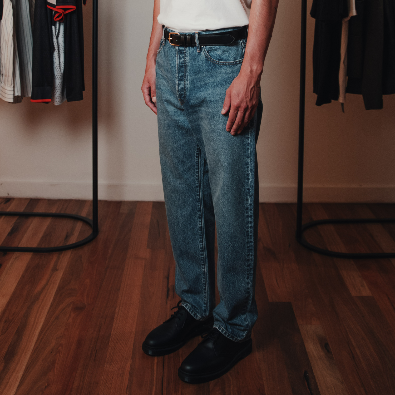 FNT 002 Japanese Otou-san Jeans (Washed) image 3