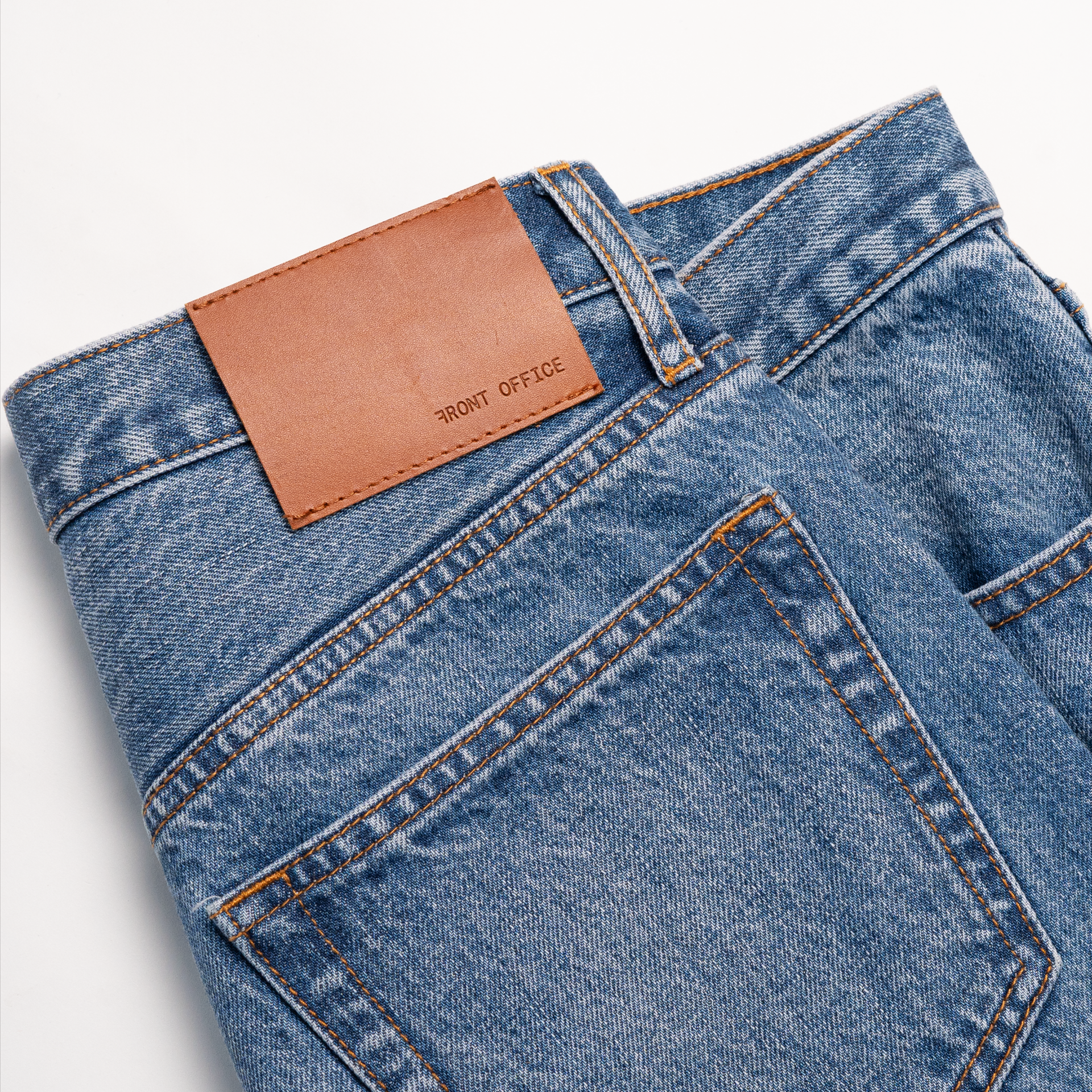 FNT 002 Japanese Otou-san Jeans (Washed) – Front Office