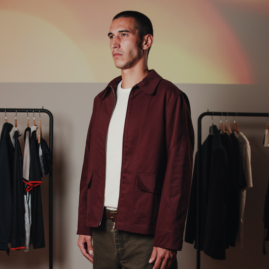 FNT 029 Pilot Jacket (Burgundy)