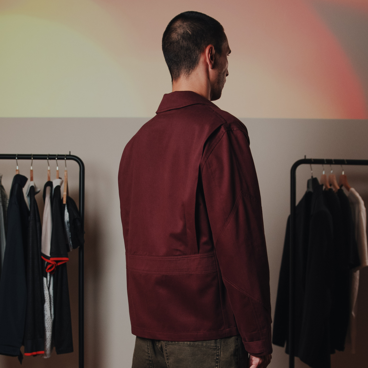 FNT 029 Pilot Jacket (Burgundy) image 3
