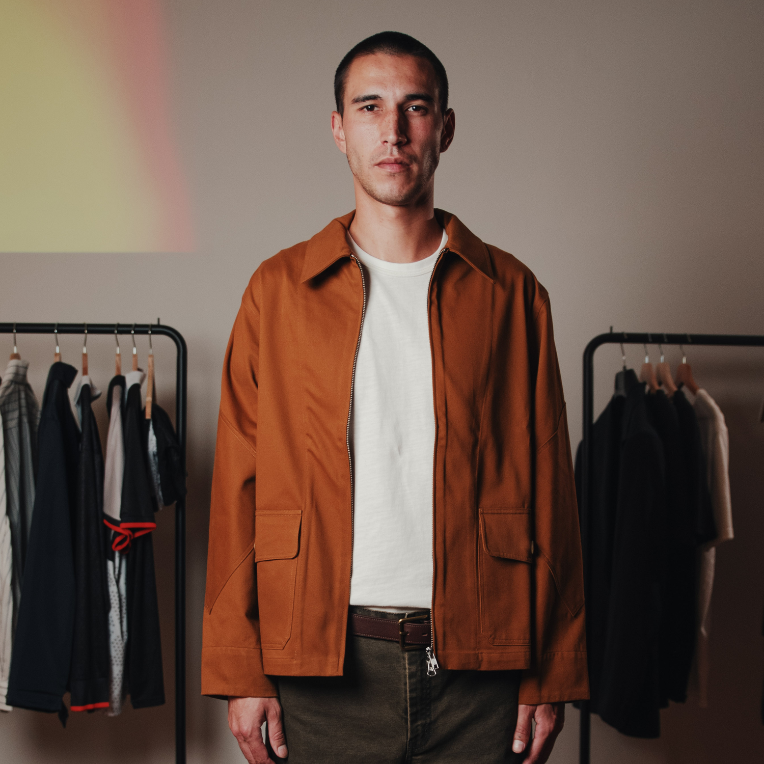 FNT 029 Pilot Jacket (Burnt Orange) image 1
